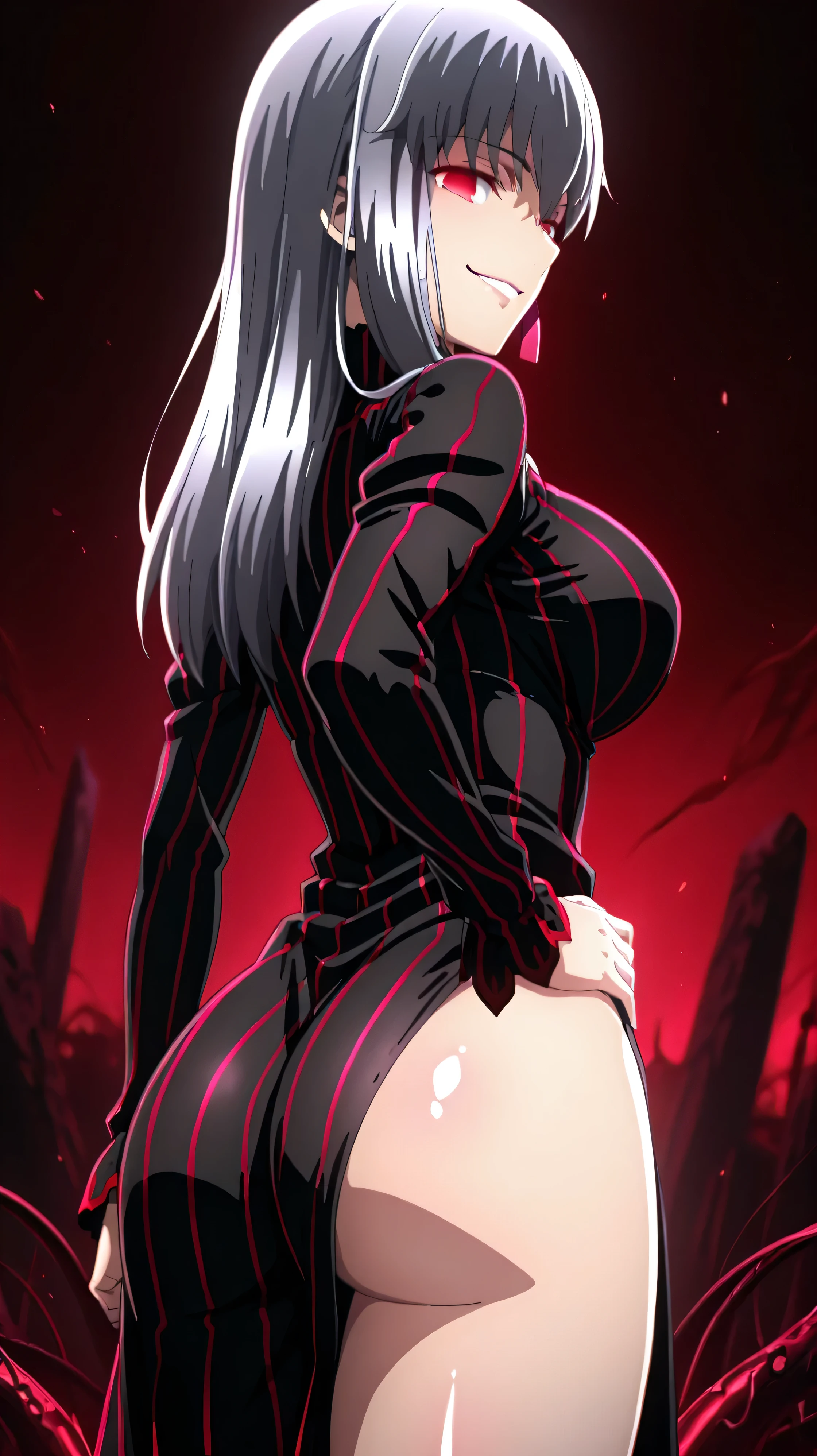 ANIME , high detailed
1 chunky girl, Byleth's hairstyle, pit Black hair, rose-pink eyes, angry face, busty, huge and round buson, gorgeous chunky body, red Sattela' clothes, Very large pink Long skirt, large knife in hands, Dynamic action position, action pose
