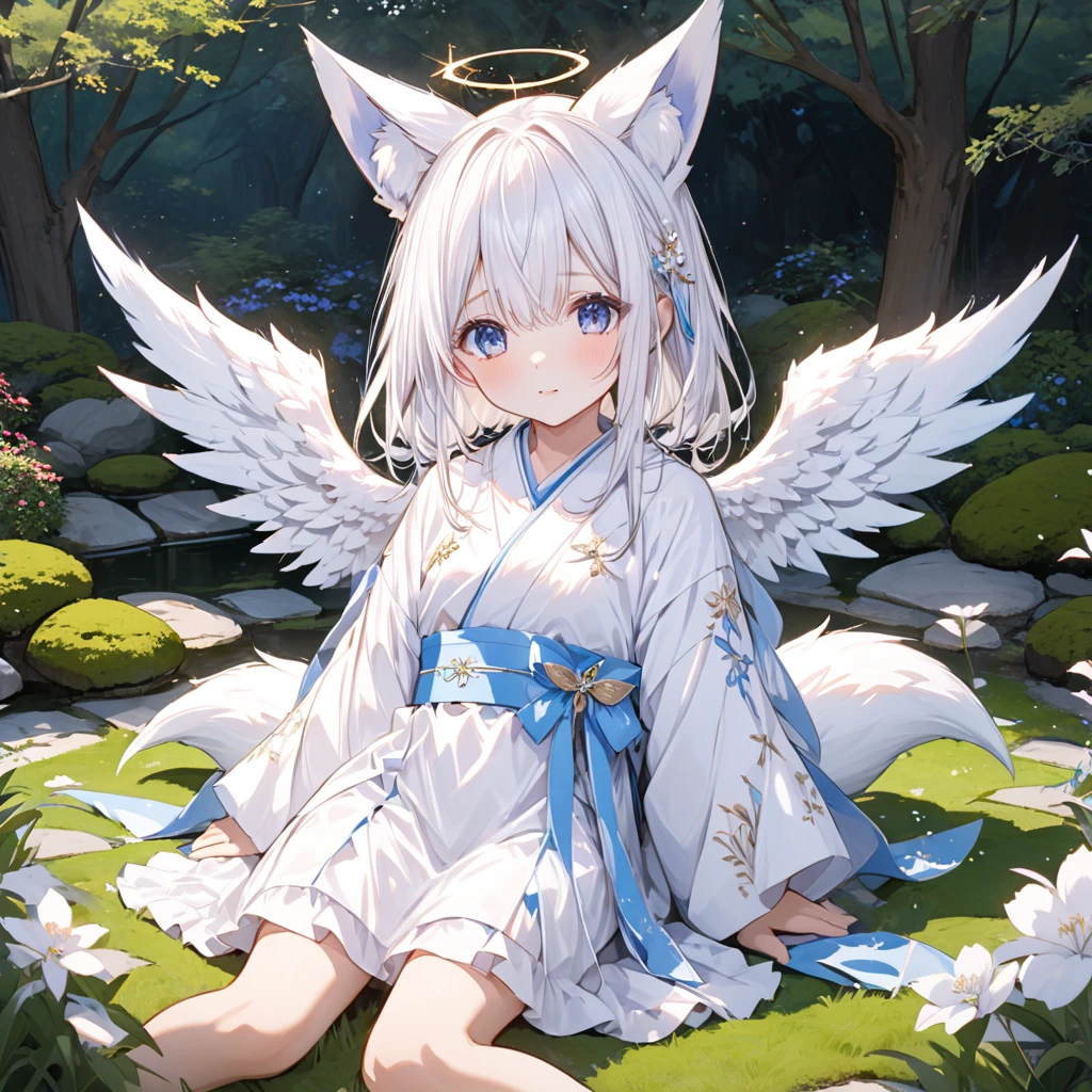 Top Quality, (Cute: 1.1), (Cute), (High Definition: 1.2), Incredibly Fine Illustrations, Cute Girls, Fluffy Girls, Furry Girls, Smiles, Best Quality, High Definition, Women, Smiles, One Girl, Best Quality, Embarrassing, (((1 loli)), Tiger Ears, (Heart-shaped pupils: 1.5), (Full body shot)), ((Japanese clothes))), flying, Has winged feathers, gastroptosis, short, ((((tiny))), blush, open legs, spread legs, (without shoes), thin arms, short arms, short legs, short legs, topless, sole, ((((short)))), multicolored hair