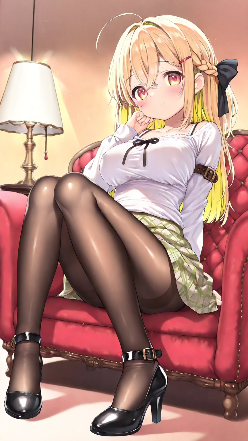 One Woman、beautiful girl、high school girl、Polo shirt、mini skirt、Tight Skirt、Sun visor、ponytail、Long Hair、Hit a nice shot、Golf course、Have golf clubs、golf bag、Next to me is a perverted caddy、A packed audience、Highest quality,、blonde、Golf Shot、Sweaty body、Very obscene smile、Professional Golfer、Black panties、Angle from directly below、US Open、Big smile、Spread your legs、Angle from directly below、Being seen at close range、Masturbating with a golf club in her crotch、severe convulsions、High speed finger masturbation、Lift your hips、Crotch close-up shot
