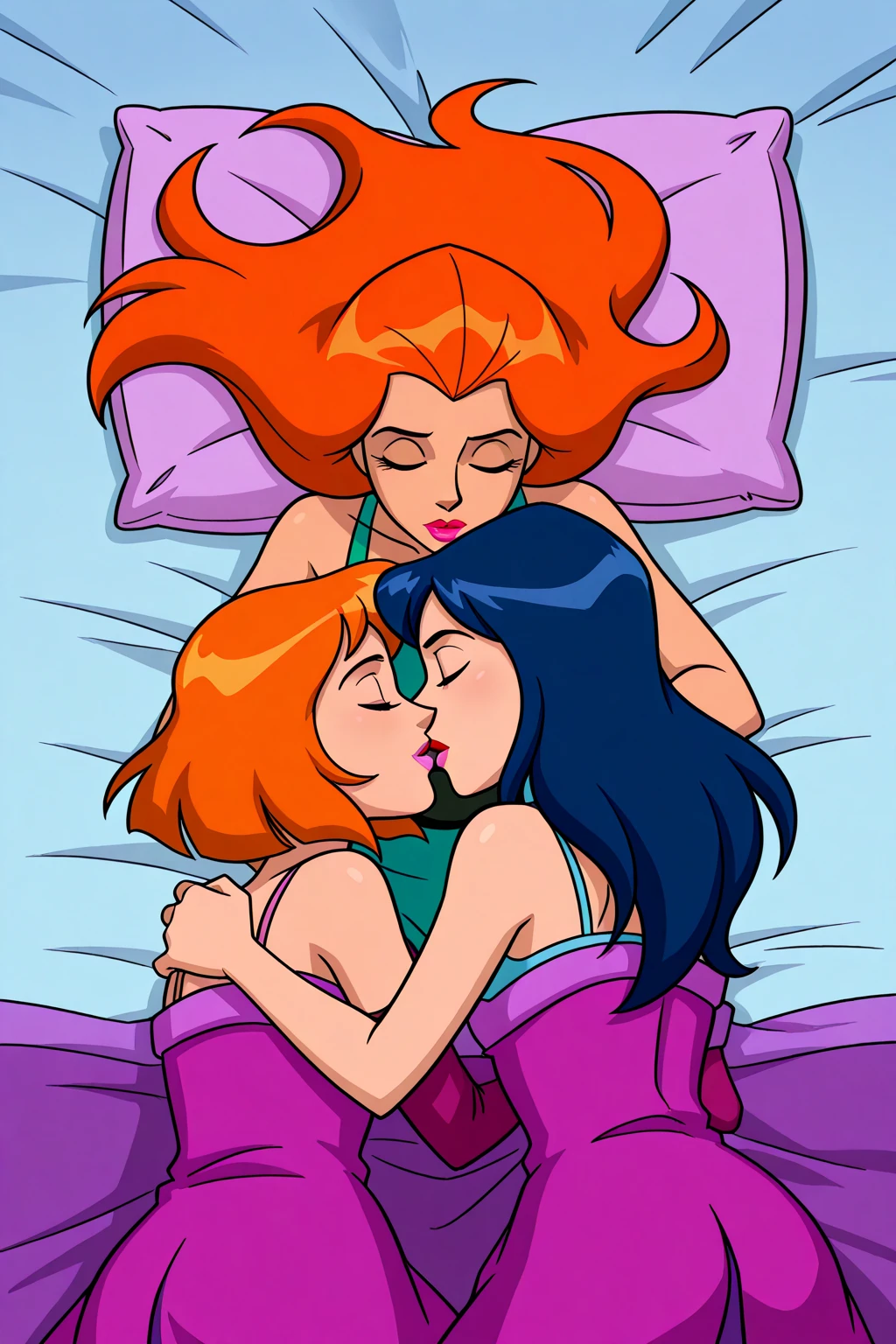 score_9, score_8_up, score_7_up, score_6_up, score_5_up, score_4_up, BREAK, 2girls, , rating_explicit,, , orgy, anal sex ,, slutty, lewd, lewd expressions, , looking back at viewer, , spreading ass,,  starfire and raven from teen titans, starfire and raven, different look, colored hair, colored skin, breasts, , ,nude, , ,anal sex, ass, pussy, cocks, , 2boys, 