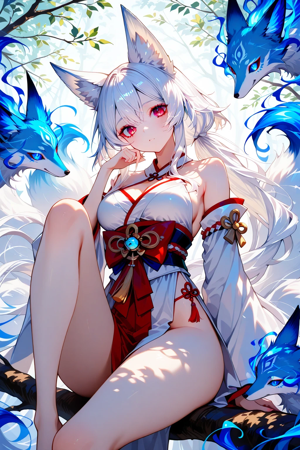 Top Quality, (Cute: 1.1), (Cute), (High Definition: 1.2), Incredibly Fine Illustrations, Cute Girls, Fluffy Girls, Furry Girls, Smiles, Best Quality, High Definition, Women, Smiles, One Girl, Best Quality, Embarrassing, (((1 loli)), Tiger Ears, (Heart-shaped pupils: 1.5), (Full body shot)), ((Japanese clothes))), flying, Has wings of feathers, gastroptosis, short, ((((tiny))), blush, open legs, spread legs, (without shoes), thin arms, short arms, short legs , thin legs, topless, sole ((((short)))), multicolored hair, hugging own legs