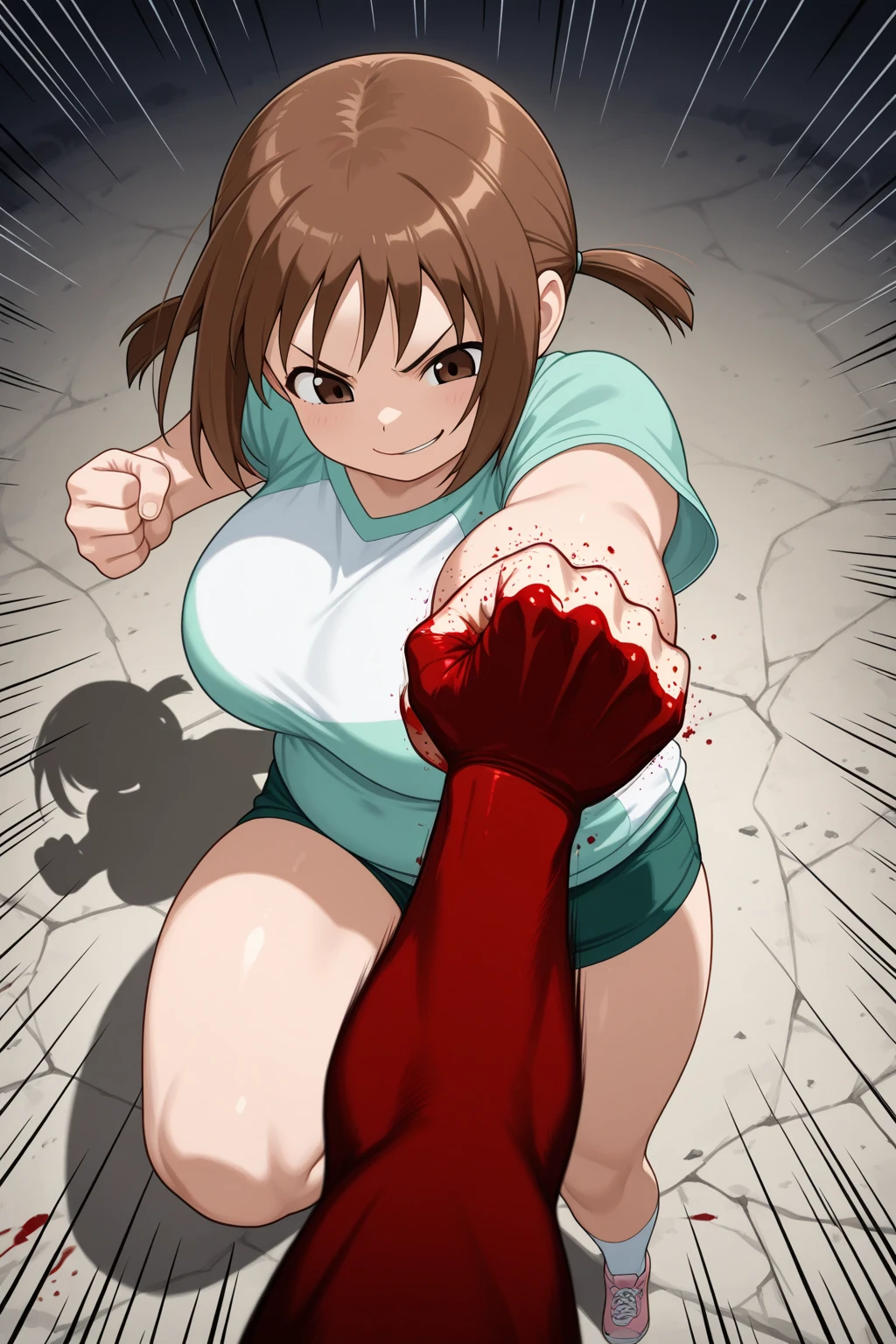 Soryu Asuka Langley、On all fours、Naked Girls、Penis insertion、sex、Panting、Being stabbed from behind
