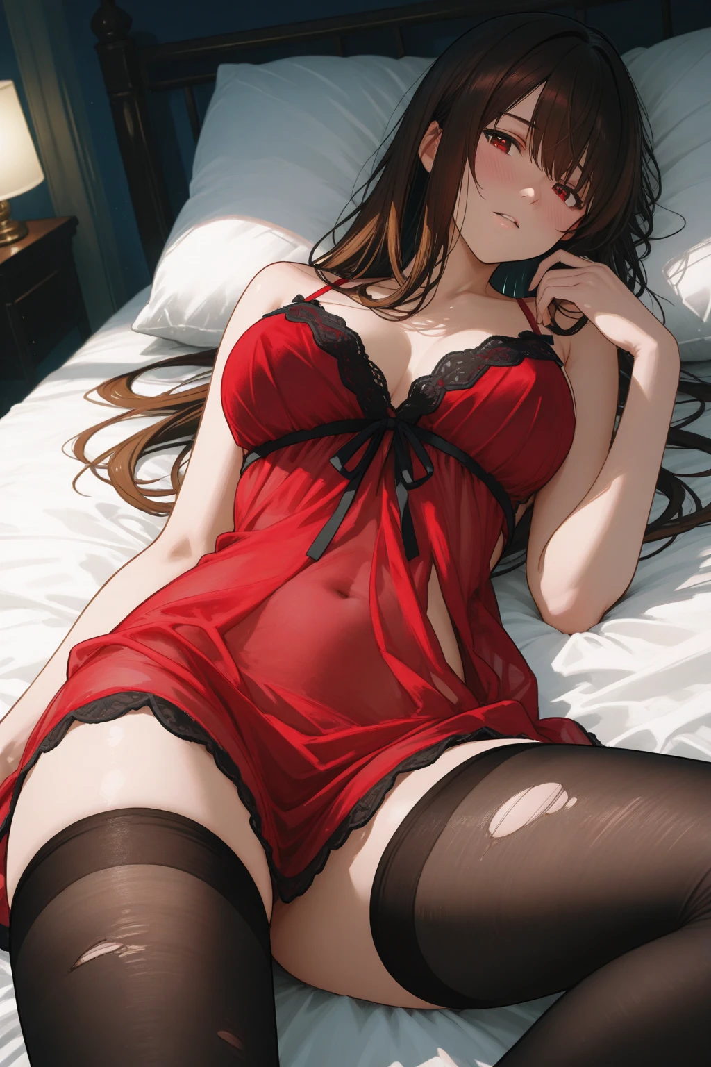 (Having sex with a guy:1.5) (inserted in bed:1.5) (During sex:1.5) NSFW
