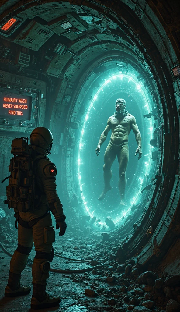 there is a naked black man with an erect in a sunken room with a tv, life simulator game screenshot, thalassophobia, in a underwater horror scene, bubbles everywhere, video game screenshot>, video game screenshot, deep sea horror, humans hide in the underwater, screenshot from game, screenshot from the game, videogame still, underwater combat scene, swimming through the ocean