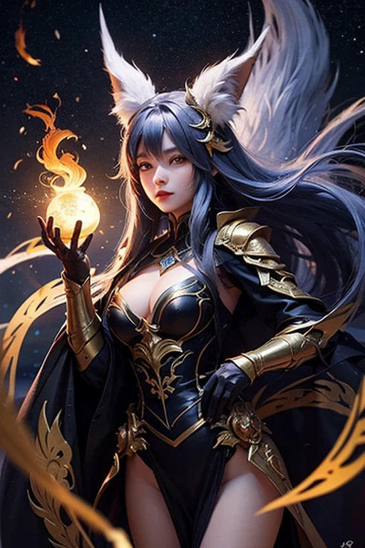 cinematic cgsociety，Flying Nine-Tailed Light Blue Sky Division Flame Long-haired Fox Star，een Erotica，Torch night black golden orange brocade silk snake print silk pants，Rouge diamond tulle sheer lizard-patterned leggings，Fat woman space fly in the snow，Front view，Pure transparency，Wear boxing gloves，Wear thick-framed reflective sunglasses with gold wire，Panorama ultra-wide angle，extremely happy，The texture of the real person is delicate，Strong visual impact，hyper-detailing，Dream girl，Refined face，prettyeyes，Hair strands float in the air， cherry Models，Zhou Xiaotong，crystal-clear，Good sense of perspective，Light and shadow effects，16K smooth，Surface reflected light,，Tropical canyon battle scene、Chinese big breasts、Quaint、three kingdom、ember、100 people、Telephoto vista（CG）、Intense CG battles、high detal、masuter piece、NSFW，Multi-layered long-sleeved gauze garment，Quick-dry vest，Linen sweater，Crocodile skin cape，golden shoulder pads, Silver hammer pattern cape, Burgundy body hair，Water vapor female spy，Shower buttocks green fruit milk jelly flat chest，Pine silk fish net knee brace space dance，Hexagonal prism，Put on a pineapple knife sprinkled with gold，extremely happy，Boundy winter rain（Tropical canyon battle scene）（（Scenes））(Extremely detailed Cg Unity 8K wallpaper,Masterpiece, Best quality, Ultra-detailed)He played Huang Yaoshi in the movie，