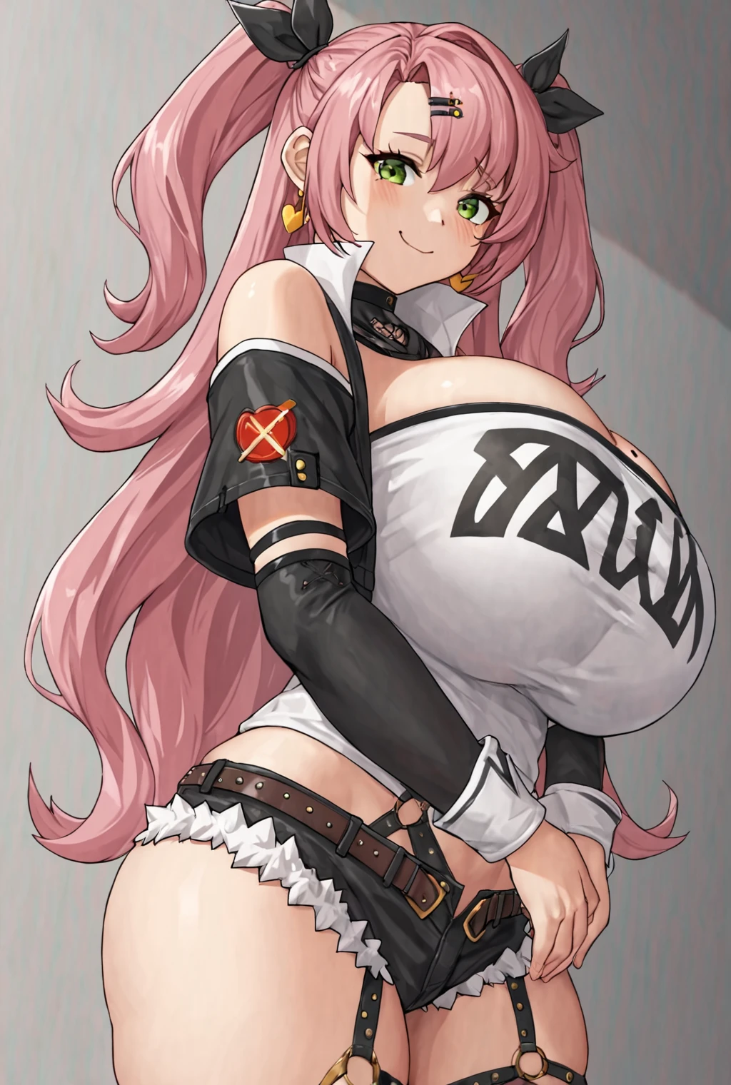 PERFECT MASTERPIECE, EXTREMELY DETAILED CG UNITY 8K UHD QUALITY RESOLUTION, RAW PHOTO, AWARD-WINNING PORTRAIT, OFFICIAL ART, HYPER-DETAILED, PHOTOREALISTIC, The most beautiful and sexy nurse, very long pink hair, vibrant moonlight, long detailed eyelashes, blushing, full pouting pink lips, curvy body type, full hips, super huge enormously gigantic tits, cleavage showing, gigantic tits bursting out of her uniform, wearing a detailed nurses uniform, arching her back in a sexy seductive slutty pose, looking at the viewer, close up pov camera view from below, sexy seductive slutty facial expression, hospital background