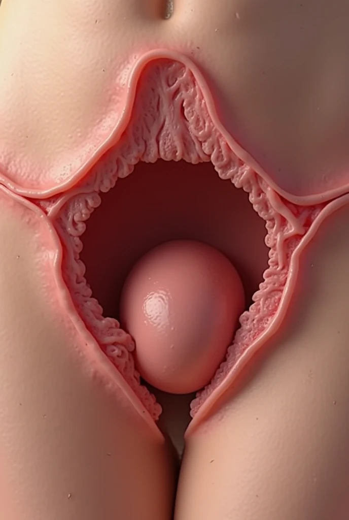((pregnancy:1.4)), X-ray transparency of the abdomen, Depiction of anatomy, Uterus, ovary, ovulation,ovulationの瞬間,  egg, moment of fertilization