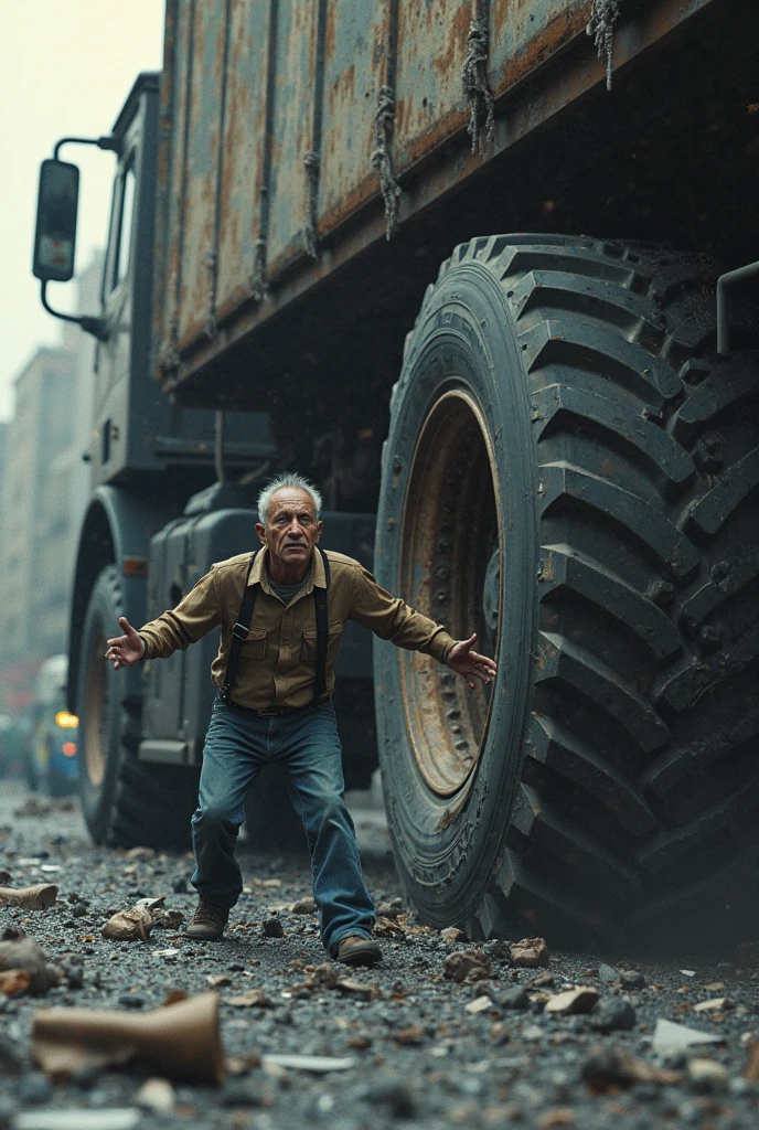 A men running, big one watch in background, wearing a short pant, it's to hard working person 