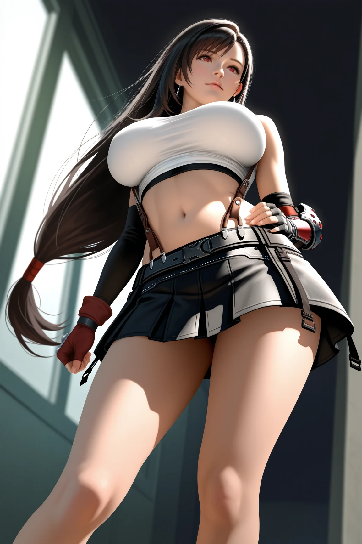 A penis is growing between his legs Tifa Lockhart Big penis