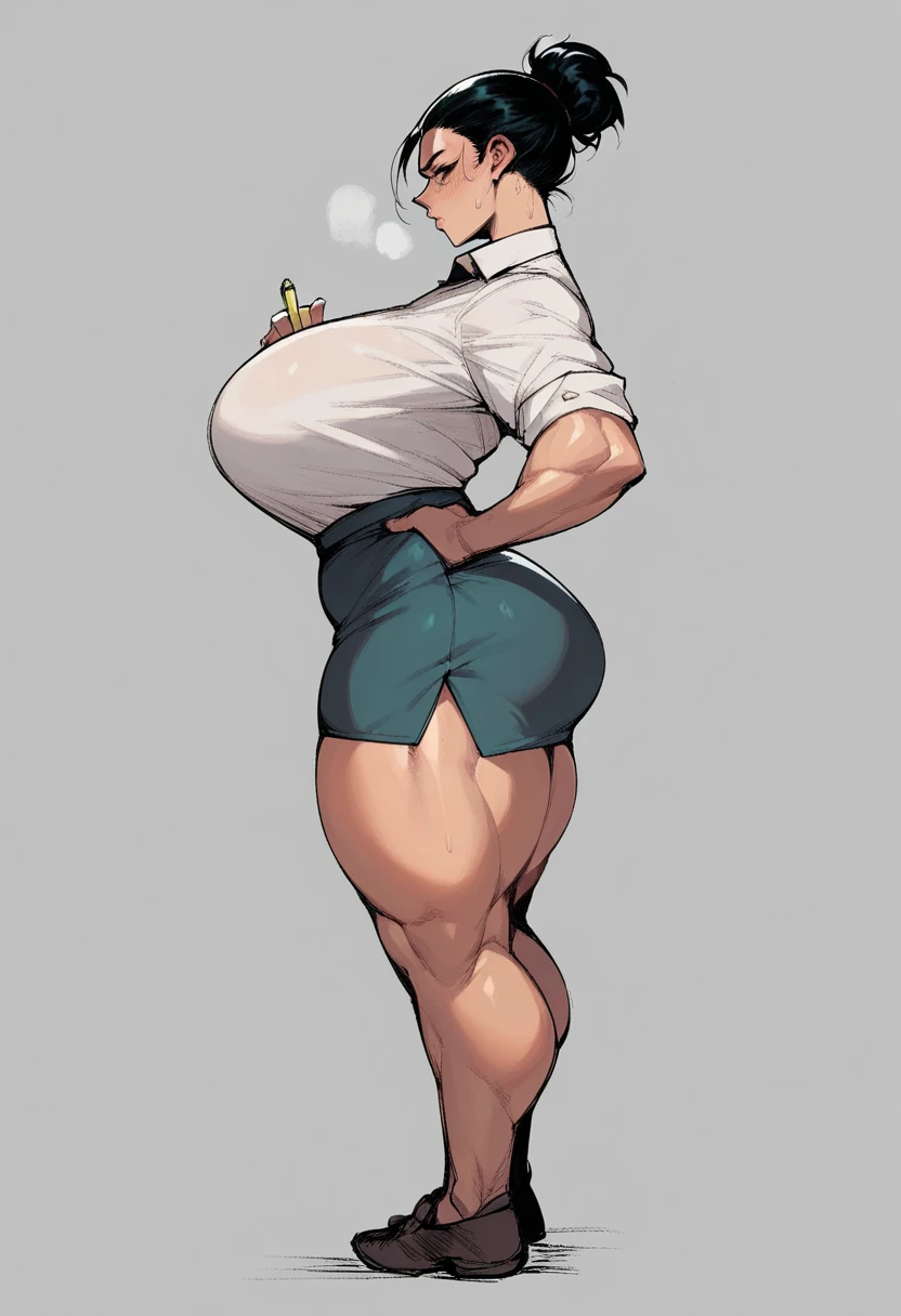 ((masterpiece)),(((best quality))),((character design sheet)),((rough sketch)),((vulgar)),thick thighs,1girl,big ,((between breasts)),wearing an Wet sexual soccer uniform and soccer shoes,shirt harf lift,milking