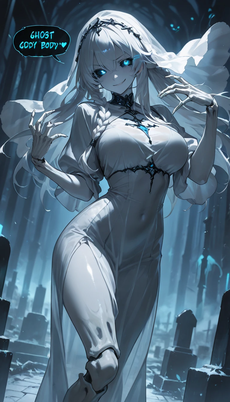 Icy skin, dead, frozen corpse,