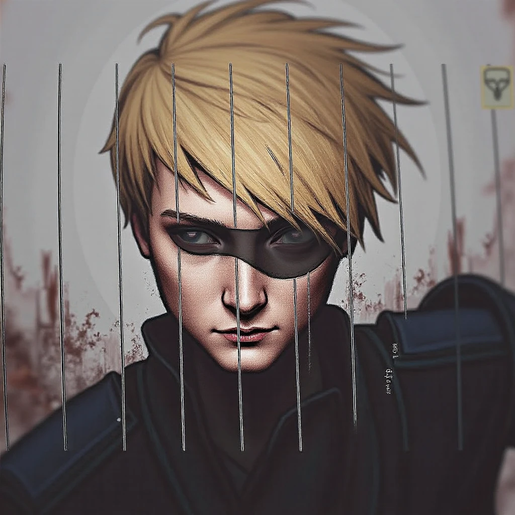One boy, World Trigger, Chains, epic, Blond, wallpaper, blue eyes