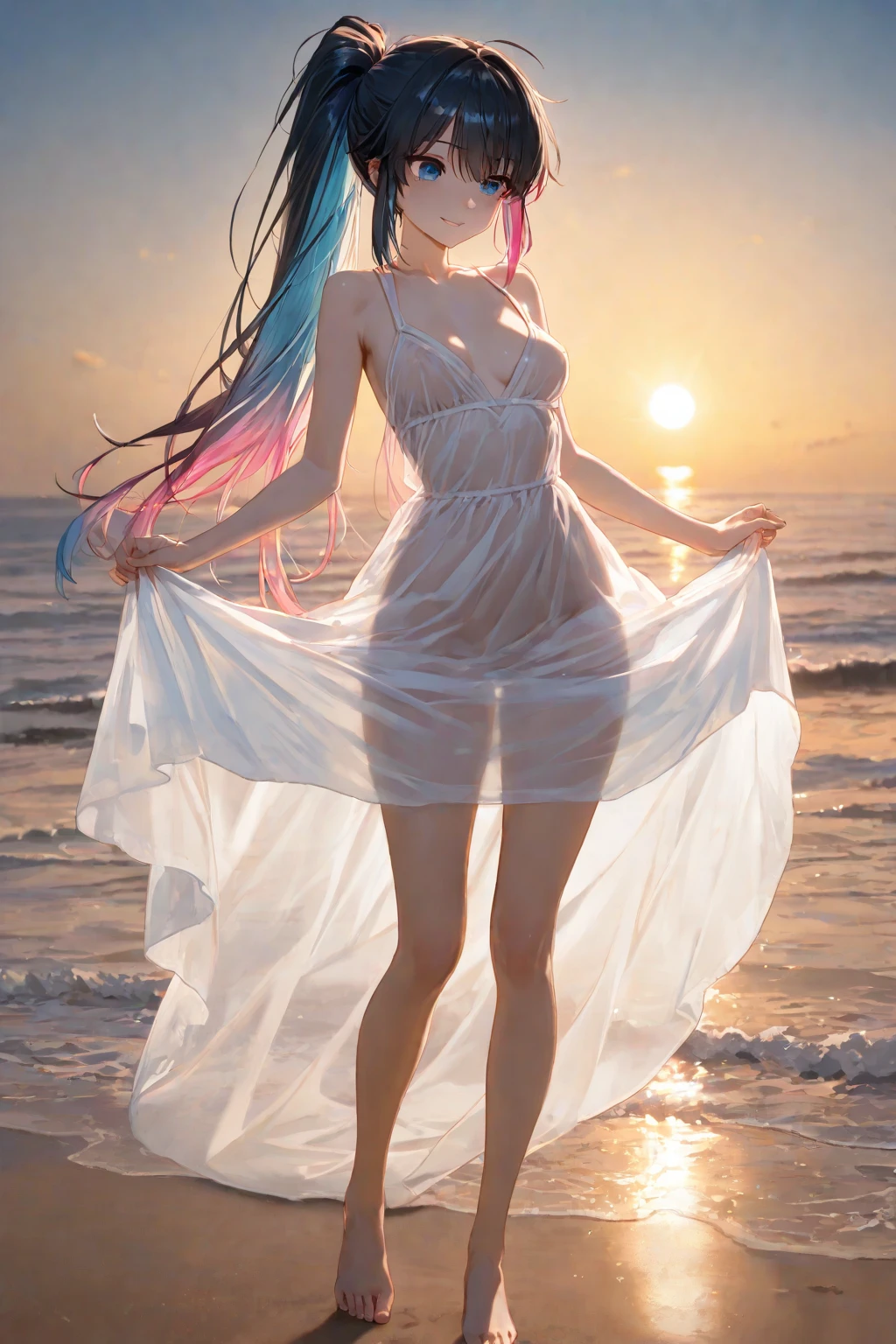 ariablaze from my little pony ,ariablaze as a girl , female body , Slender body , (((original hair style))) , (((((wind blowing))))), out door ,forest, (beach in background) , (((wicked smile))) , (((walking toward))), (((posing))), bent back ,(((wear fantasy sheer lace transparent dress))) , sexy pose , (((lewd and erotic)))) , (((no underwear))) , topless , (((exposed genitals))) ,((( lust in her face))) , sexual pleasured face , breasts are visible , wear high heels , wide angles ,pubic hair ,feet , (((vagina is visible))) ,naked , nude , full body is visible ,relaxed ,orgasm , (((sexy pose))) , sexy face, bracelets , big breasts , lush breasts , Bulky Breasts , voluminous breasts ,look at to viewer , eye contact, (((high quality))) , (((detailed))) , wallpaper , realistic , feet are visible , wide camera angle