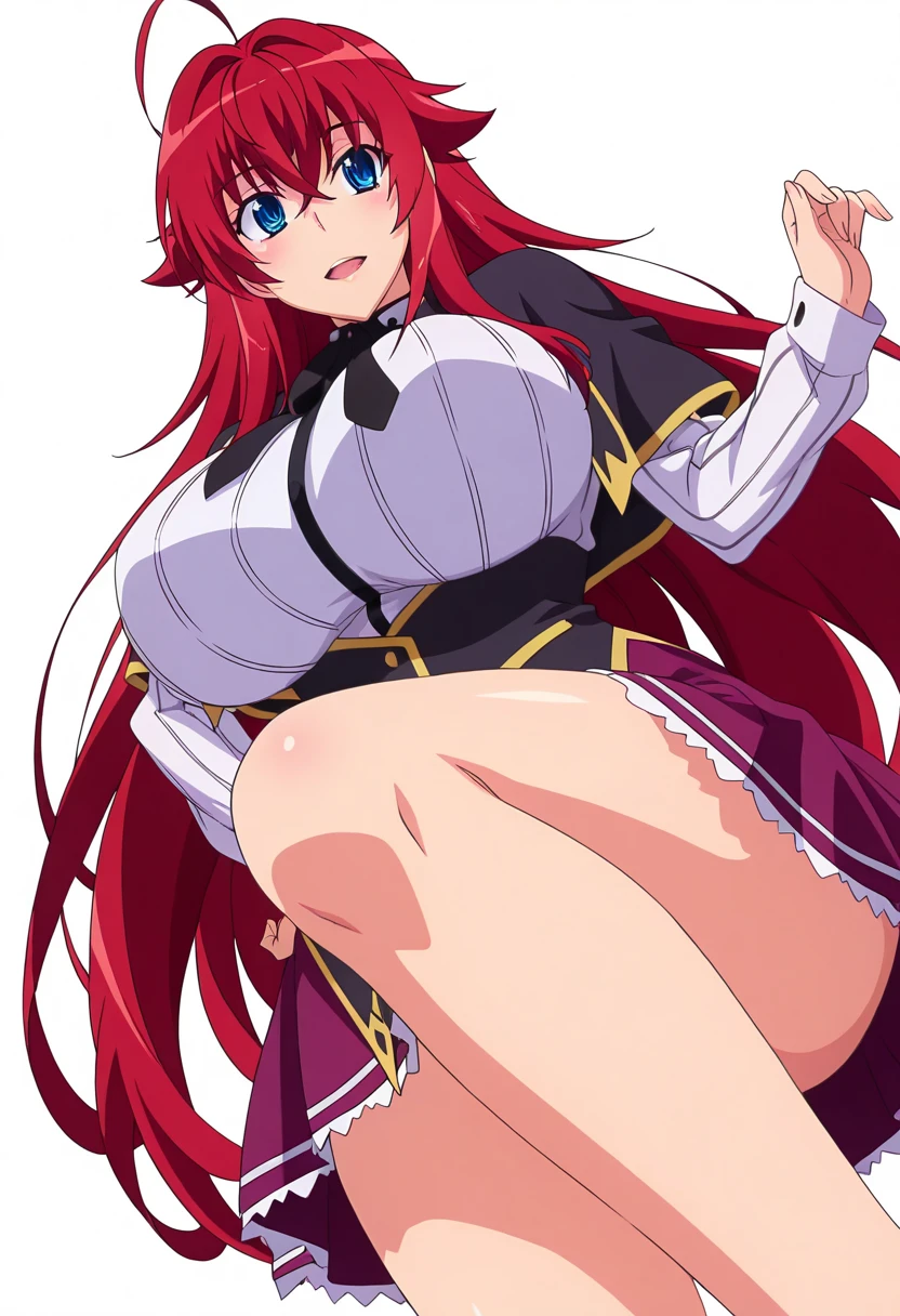 nsfw, (masterpiece),(Highest quality),(Super detailed),(Best illustrations), Rias_Gremory, green_eye, hair_between_eye, very_length_hair, red_hair, Huge_Ahoge, 美しいeye, Perfect Face, Perfect hands, Perfect Fingers, hanging breasts, very美しい長い脚, Puffy nipples, pantyhose, Pussy juice, Sexual Ecstasy, trembling, foot focus, squatting, arms behind head