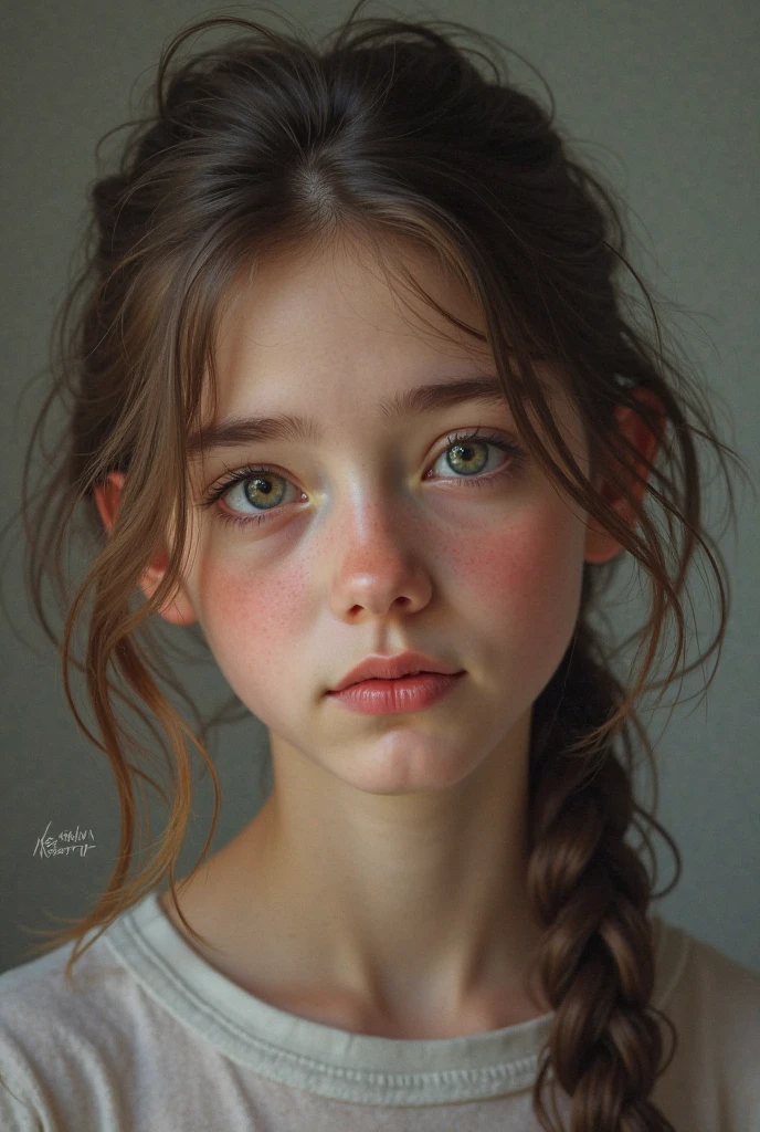 Child girl with long hair and a scarf on her neck, soft light portrait, soft light medium portrait, soft low light portrait, red and cinematic lighting, dramatic intense lighting, posing in dramatic lighting, atmospheric portrait, atmospheric red lighting, shooting in the dark with studio lights, mysterious portrait, bright red skin, chiaroscuro portrait, red humor in the background --auto --s2