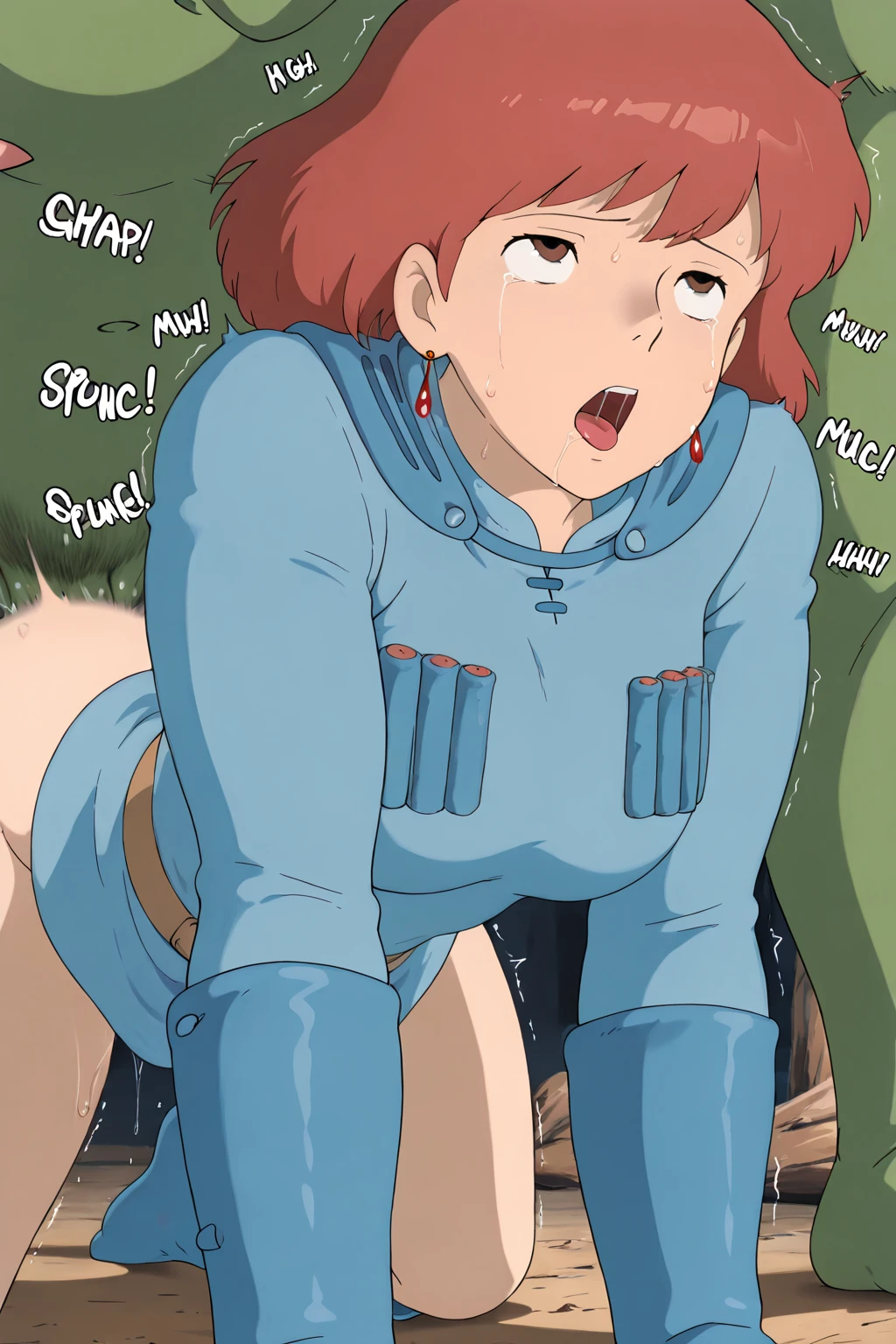 nsfw, (masterpiece), (photo realistic1.4), ultra high res, best quality, 8k,indoor,comic shop,comes one’s front:1.0,BREAK solo, 1girl, 20yo, an extremely beautiful girl, beautiful face, perfect face, cute symmetrical eyes, double eyelid, medium breasts, puffy_nipples, (perky breasts), narrow waist, (pubic hair:1.6), bsp, pussy juice dripping, ((short hair, dark orange hair)), glasses,no makeup, sweaty body, standing, BREAK (green tracksuit), (open clothes), breasts, nipples, nipple slip, pussy, pussy slip, no panties,(embarrassed,smile), open mouths,one eye closed,((tongue out)),deep breathing, feel good,indecency,spread legs, squatting,(((female masturbation:1.3))),ecstacy, (toying self), fingar into pussy,