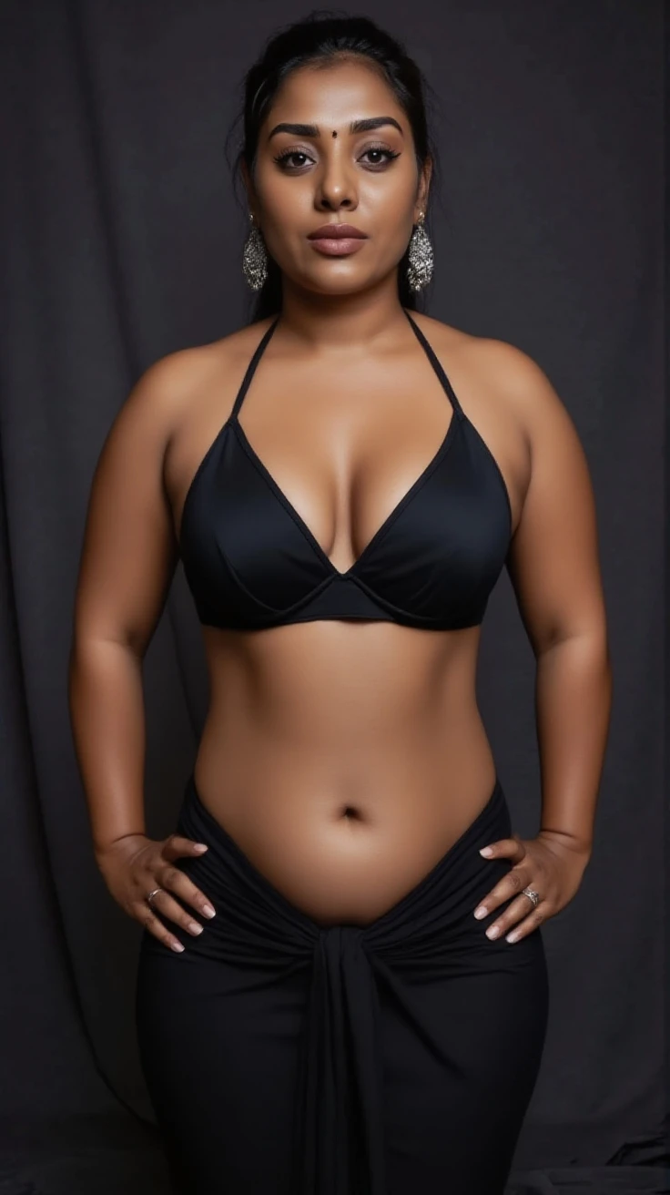 ((melhor qualidade)), ((obra de arte)), (detalhado), rosto perfeito, mulher negra, africana, African traits, idade 25 anos, corpo musculoso, roupas de academia, seios grandes e bunda grande