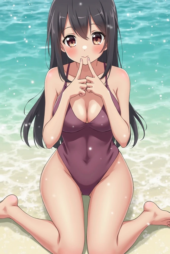 (((pixel-perfect, detail-perfect))), solo, 1girl, dia kurosawa, smile, pool, bikini, medium filesize, ultra High Qality