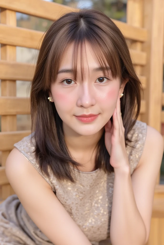 ((Highest quality)), ((masterpiece)), (detailed),Perfect Face,Japanese,Mature Woman,Upper Body