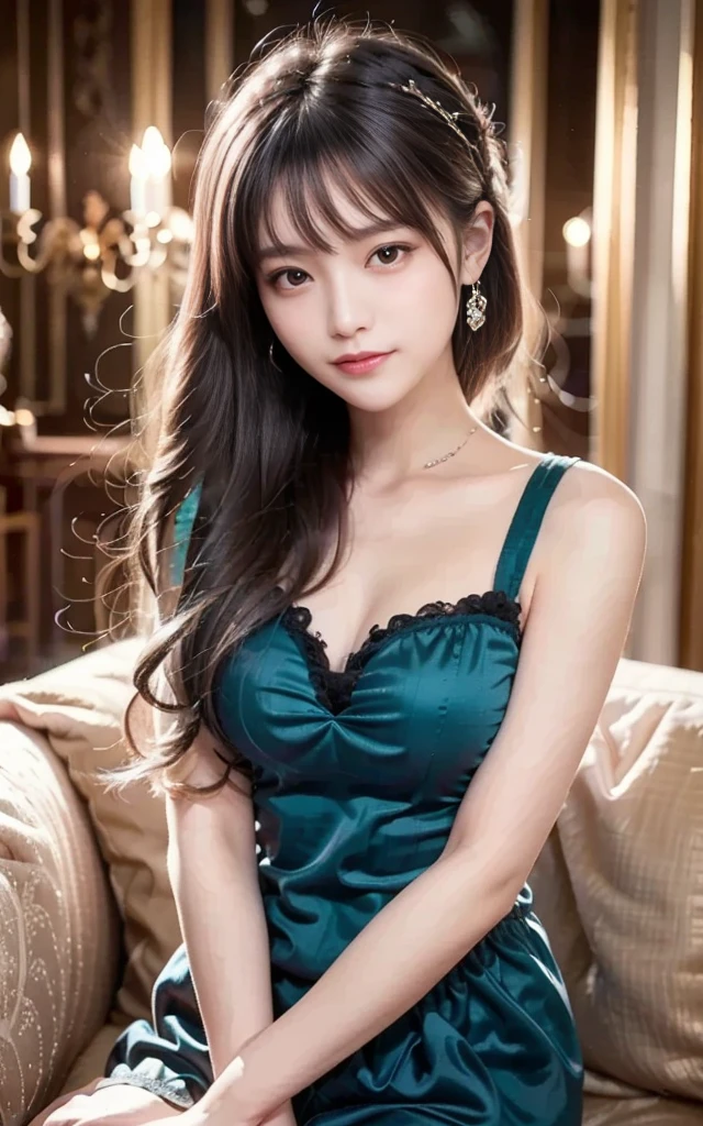 Hanfu, Harnes，Stocking girl，smallunderboob，Bracelet，耳Nipple Ring，head gear，streamers