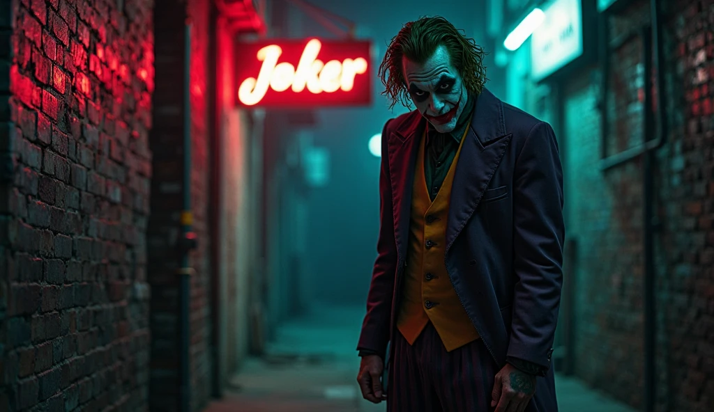 joker movie，Suit，The character in the middle becomes the joker movie