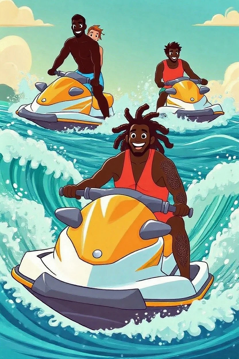 Gorilla surfing、Summer sea