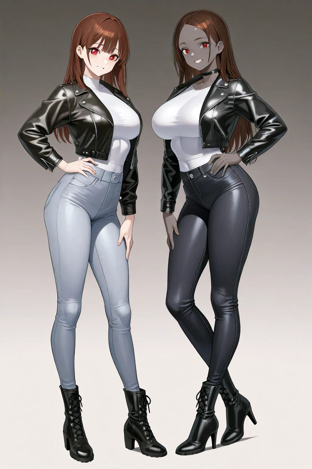 slim body woman, with casual and tight clothing, hourglass shaped figure, spectacular curves, hip fit