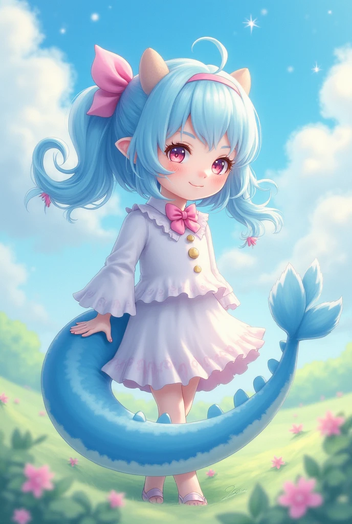 Amabie、2D illustration、pastel、cute