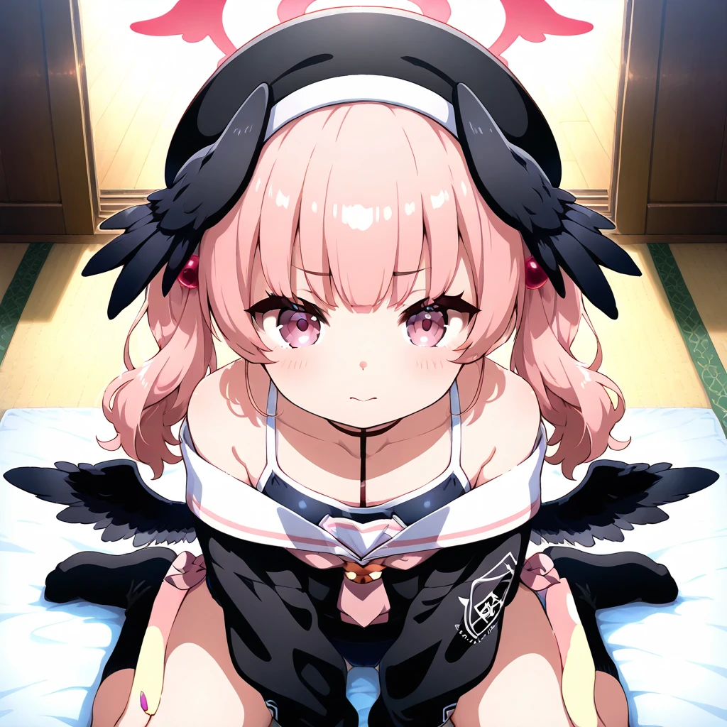 (SLE, mksks style, detailed background:1.1), (solo:1.3), young, teenage girl, student, milky skin, frilly dress, blonde hair, pink hair, pigtails, voluptuous body, happy, full body view, head tilt, close up, volumetric lighting, (indoor:1.3), preschool, clothes on the floor, lying on back, choking, hands around neck, being choked, missionary sex, cock, pussy, penetration