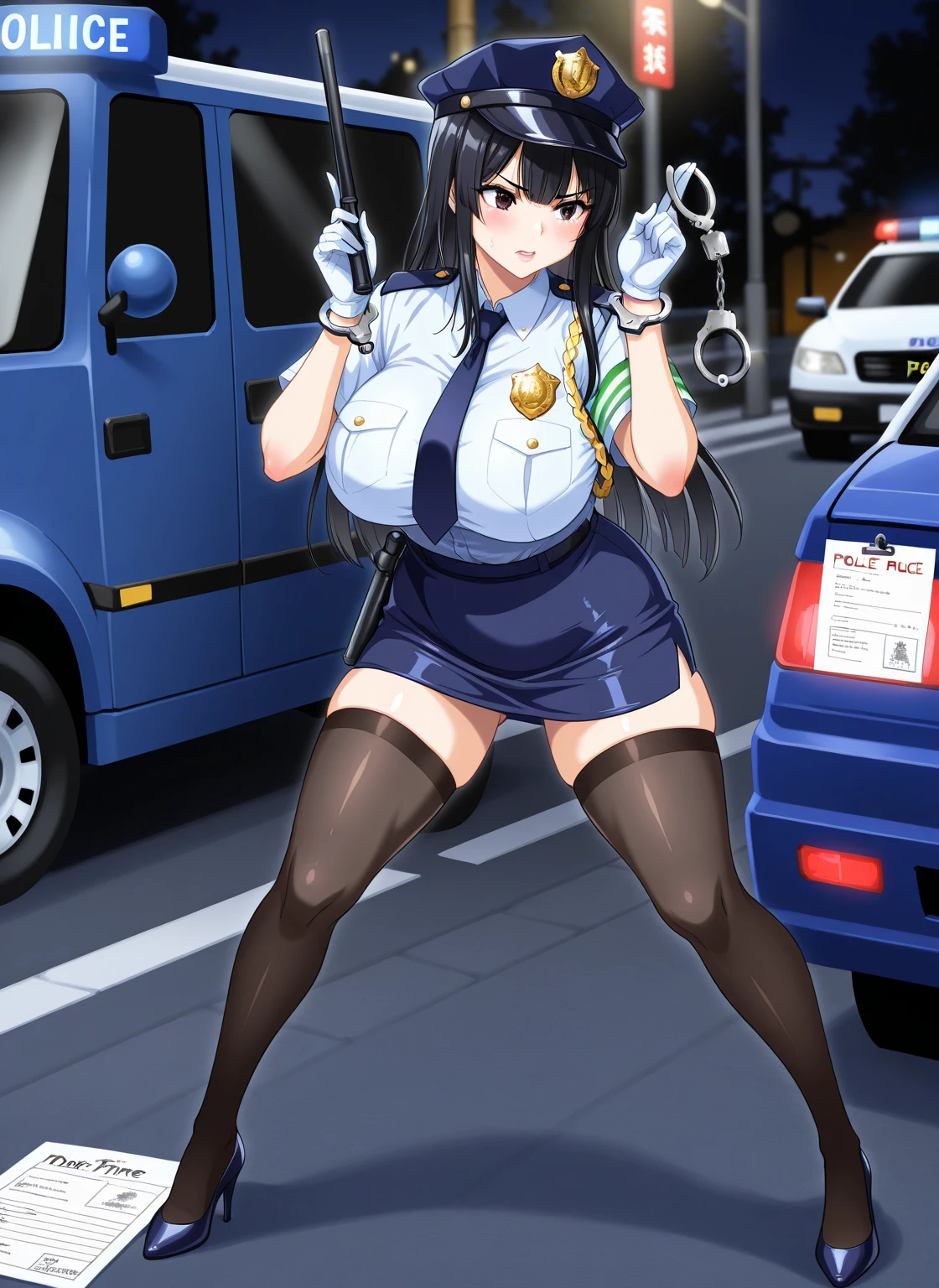 Beautiful sensual and erotic woman with curvaceous body、long full black hair、Super big naked policewoman with huge boobs Big nipples, huge breasts, super busty girl Pussy with breast milk flowing from erect nipples She is tied up and put on a go-kart with her legs spread, exposing her huge tits A naked policewoman with huge breasts, handcuffed and tied up with rope Super busty with huge nipples Exposed huge boobs Erect nipples, thick pubic hair headset Police hat Black Stockings Big Ass Vibrator in the anus A large audience Illuminated stage construction site Scrap Car Light up stage Raped by a thug