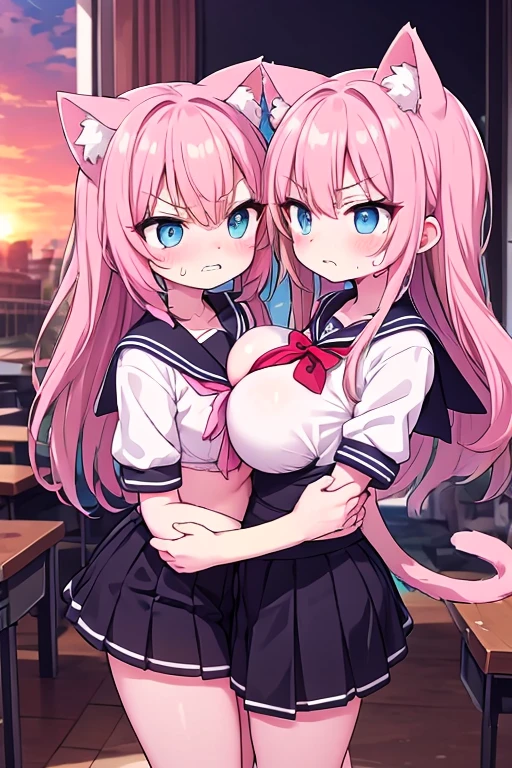 Two peopleのhigh school girl:1.9,((Two people high school girl:2)),((Two people:2)),Dynamic Angle, Perfect body, night,moonlight,Exterior lights,Gal, (Anatomically correct),masterpiece, highest quality, RAW Photos, Realistic, face,Beautiful girls, cute, Written boundary depth, High resolution, Super detailed, detailed, ighly detailedd, Extremely detailed eye and realistic student, pale and tanned skin,Two peopleで,woman,(panties), (Short-sleeved sailor uniform:1.8),Spread your legs:1.6,Wide Hips, ((Sensual;1.5)), Glamour, Big Breasts,Sunburn marks on tanned skin,Pink Hair,blonde,Platinum Hair,Brown Hair,orange,Wavy Hair,Shortcuts,Pixie Cut,Cosplay,building,intersection,stage,Pedestrian bridge,vending machine,night,深night,Blurred Background:1.2,White panties,Pink panties,Yellow panties,Black panties,GirlTwo people:2,Two people:2, high school girl,Big shiny eyes, Orgasm face, To do),Blushing,Open your mouth,arched back,(Several boys:1.3),
(Intense sex:1.7),(Doggy style sex:1.5),Get down on all fours,(Heterosexual:1.3),(Ejaculate:1.5),(Bedroom, curtain),sunlight,Shadow,Browsing Caution,(Twin tails:1.3),(Small breasts:0.5),(Motion Lines:1.8),(close your eyes:1.3),(shout:1.3),Hair between the eyes,Excessive ,facial,Cum on my chest,Cum in pussy,Spoken Heart,
(Open clothes, White shirt, , serafuku, Navy Pleated Skirt,Navy Socks:1.2),Tilt your head,(tears:0.8),(anger:0.8),(short hair:0.1),(Put your arms behind your back, shibari:1.4),(Grab your arm:1.5)
