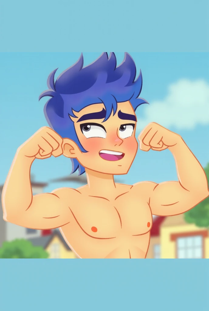 explicit, score_9, cartoon, half_unbutton_and_half_button_on_shirt, solo, half-button-open_shirt, flash_sentry, zipper, closed_pants_fly, equestria_girls, big_crotch_bulge, tenting, huge_erection_in_pants, flash_sentry, gay, undressing, striptease, shirt with buttons, cartoon, very_huge_bulge_in_pants, bedroom_eyes, show accurate, vector