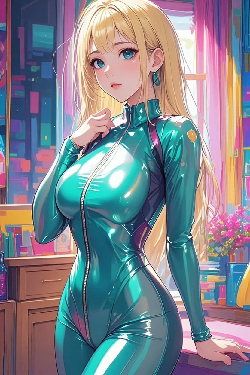 Make a beautiful sexy scientist