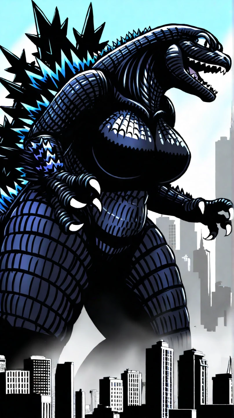 multiple views, (ultra detailed), a beautiful and detailed full size portrait of a female anthro godzilla, GodzillaXP, tail, (((black body, black skin))), green eyes, bedroom eyes, High Dynamic Range, cinematic shot, detailed eyes, big body goddess, kenket, Ross Tran,ruan jia, trending on artstation,foxovh, cenematic lighting, medum , (((black nipples,))), dungeon, iron bars, inside jail, full body, big butt, big butt, rear view, in fear, solo, bend over, against wall, cum in vagina, after sex, purple eyes, glowing eyes, empty eyes, open mouth, sad, sweating, fog, night, detailed background,

