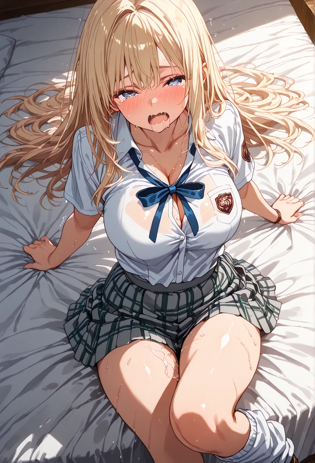 A young girl wearing elementary school gym clothes is being raped by a man in the gym equipment storeroom.,Highest quality,masterpiece,(((1man and 1girl,having sex))),A young and 10-year-old girl is violently raped and cums inside her, crying and screaming.,Obvious flat chest,Visible ?????????,Tears flowing,Clothes are disheveled and skin is visible,A young girl spreads her legs wide in an M-shape