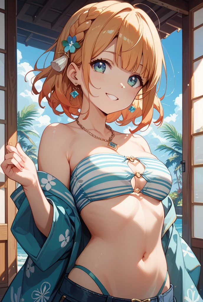 a cartoon picture of a woman in a bikini and a hat, thicc, ahegao, oppai, oppai proportions, biomechanical oppai, full body xianxia, commission for high res, oc commission, fullbody commission for, ayaka genshin impact, hestia, oppai cyberpunk, seductive anime girl, small curvy loli