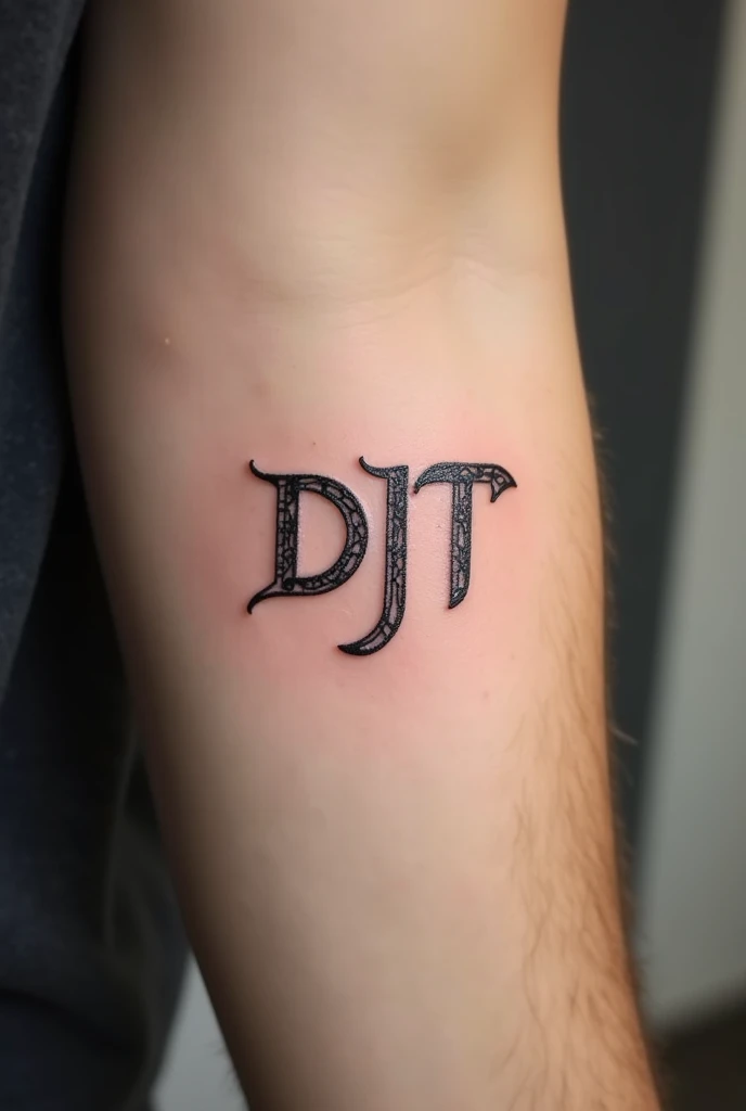 Tattoo art on the body, lettering tattoos,