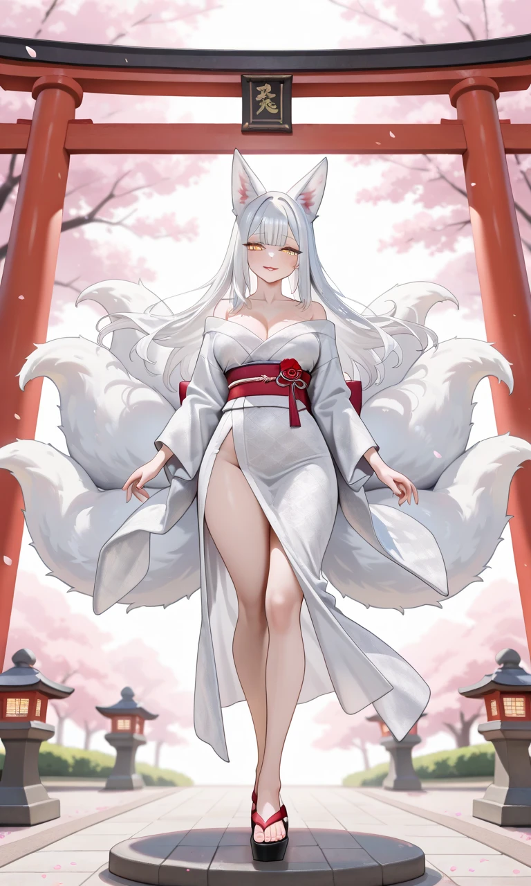 Standing in the bathroom, Excited, necklace, Earrings, whole body, Long white hair, White kimono, That's excellent, Ultra-high resolution, RAW Photos, realism: 1.25), (bright lip gloss, Long eyelashes, Smooth face , Light Skin, Natural Shadows, Wide Light, Wide Light, Depth of written boundary, Strong colors, Subtle corrosion: 0.8), smile, (Big Breasts), v6 (Divine Beast), Nine-Tailed Fox, Dynamic Body Type, (Chinese Monster), good looking, splashed Ink, Chinese, One girl, ((whole body), ((2.5D)), Floating Hair, Beautiful Eyes, Delicate eyes, Delicate Silhouette, Fantasy art, (Antique black and red brocade hanfu), Fob, (masterpiece), Front shot, profile, White Background, (Movie Posters), sharp, splash, cloud, petal, zeroの, zero, (Wide-angle lens), Overlooking、Portraiture, Long Hair, Gray Hair, Golden Eyes, One girl, head, face, Magical girl, absurdists, masterpiece, Highest quality, Magical girl costume, ((Magical girl)), short hair, Devastation, Remains, Dynamic pose, Apocalypse, Spell casting, Style-Glass, Full Body Shot、masterpiece, Highest quality, One girl, Giant Tall horns, loungewear, Long Red hair, Red Eyes, Long hair, : Sunburn, tw0-tone background, fantasy of terror