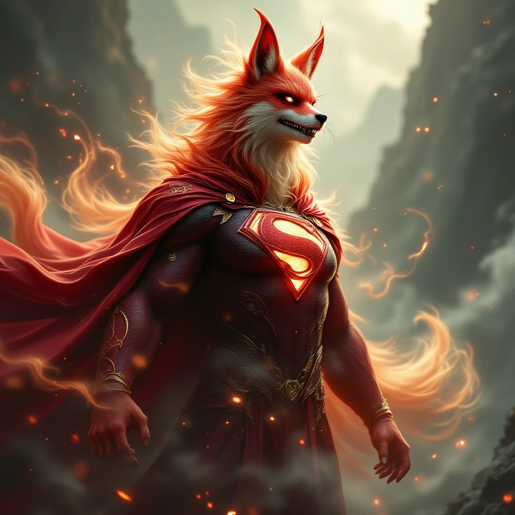 anime, fantasy, superman fox, fantasy art, fantasy, superman fox, fantasy, superman fox, superman fox, superman fox, superman fox, superman fox, superman fox, superman fox, superman fox, fox, ethereal superman fox, kitsune tailed superman fox, tailed superman fox, kitsune, mythical creature, fantasy superman fox love, art of silver superman fox, white - haired superman fox, mizutsune, nine tails