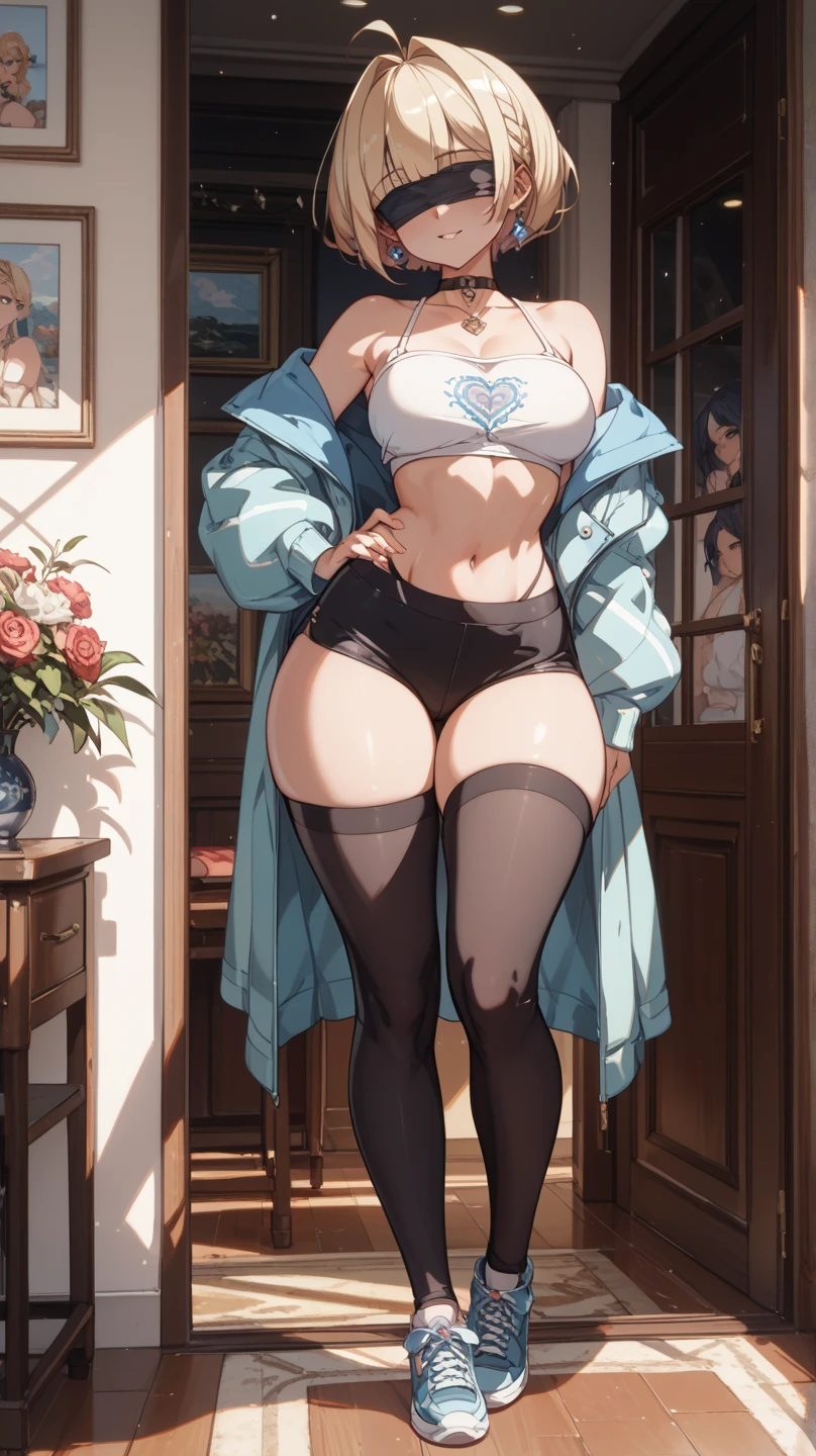 1girls,(charming body)，view from top,(huge )、huge ，Sexy transparent lingerie，、perfect手, perfect手指, perfect, perfect fit, perfect身材, face perfect, perfect图像Realism, background for this, detailed clothing, Maikuro bikini、The shirt is unbuttoned、of librarians、Surreal、Realism、Unreal Engine、8K maximum resolution, (​Masterpiece), Very detailed, Professional bending，bent over