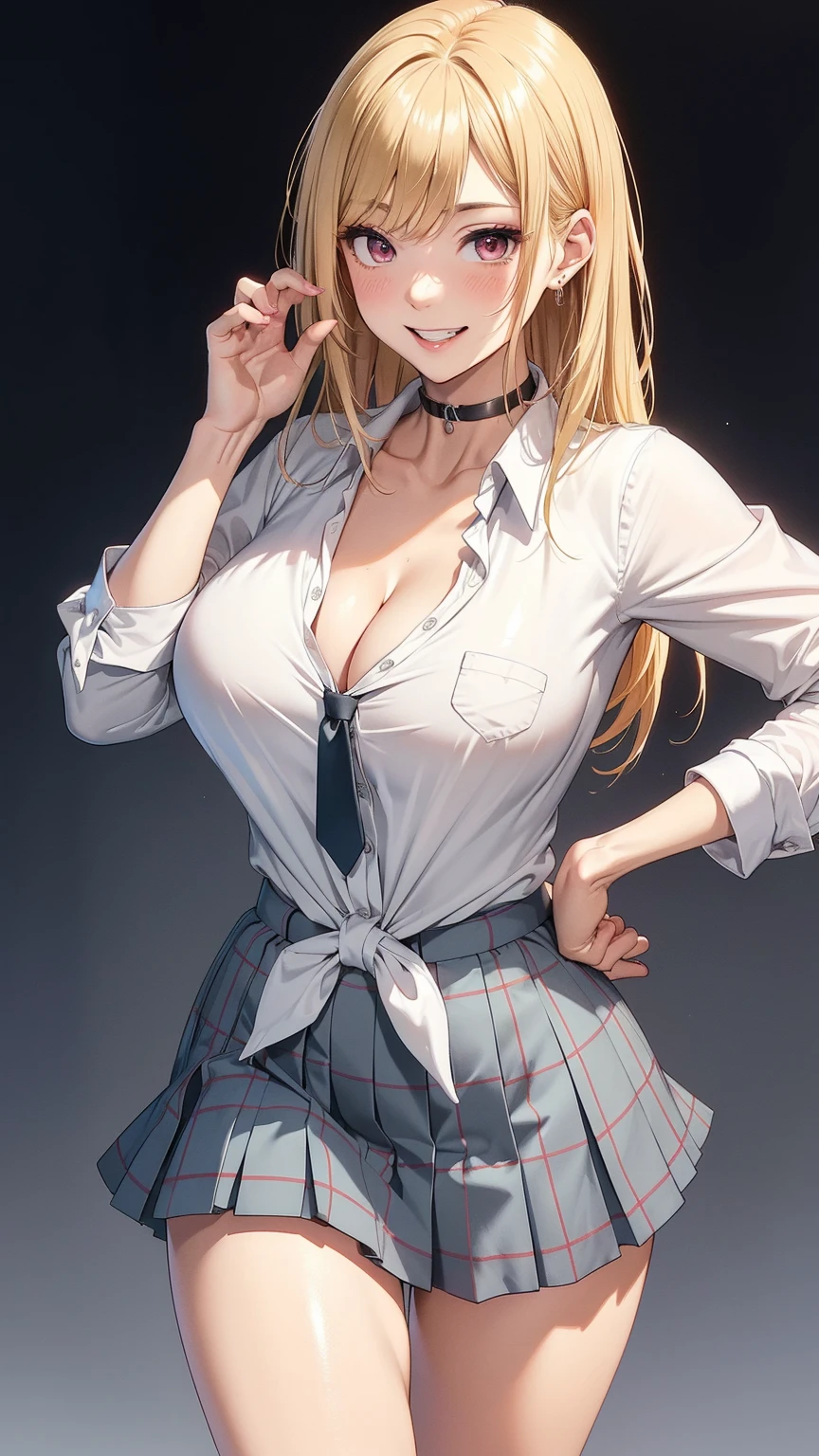 (1 woman, solo:1.5),beautiful person,
BREAK (an extremely beautiful 32-year-old girl,perfect body,perfect anatomy,Bishojo),mature female,(nice hands, perfect hand),(fit body:1.3),
BREAK extremely detailed cute face,(finely detailed beautiful eyes: 1.3),detailed eyes,((emerald green eyes)),model,
BREAK extremely detailed hair,(ponytail:1.3),(long hair:1.3),(straight hair:1.3),shiny hair,(((blonde hair with light brown tips hair))),(blunt bangs),
BREAK (MEDIUM HUGE BREAST:1.3),(GIGANTIC HUGE HIP:0.6),saggy breasts:1.2,pendulous breasts,realistic breast physics,
BREAK (blush,smile:1.1),open mouth,(pale skin:1.3),(gleaming skin),sweat,oily skin,well shaped her nose,
BREAK (white theme:1.4),(side boobs:1.2),(see-through:1.1),(school uniform:1.3),(white shirt,(underware:1.4),(half-opened shirt,half-unbuttoned shirt),pleated skirt:1.3),(zettai ryōiki,overknee socks,thigh highs:1.3),
BREAK (standing:1.3),(from side:1.1),(arms behind back:1.3),(fullbody:1.1),
BREAK (simple background:1.3),(white background:1.3), zentangle,(patchwork layout simple white room Backgrounds:1.2),
BREAK absurdres, absolutely resolution, incredibly absurdres, highres, ultra detailed, official art, unity 8k wallpaper, detailed background