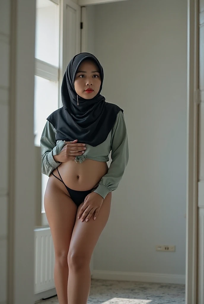 Indonesia beautiful hot mom hijab nude 