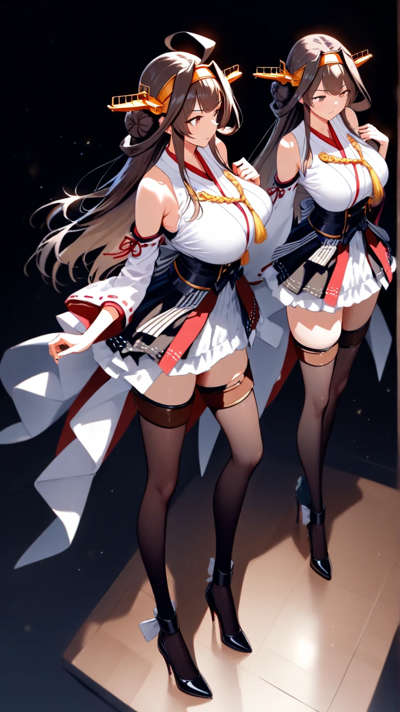 Very cute battleship girl,Azur Lane、fleet this ship this、 black hair、Weapon equipment、All missiles launched、