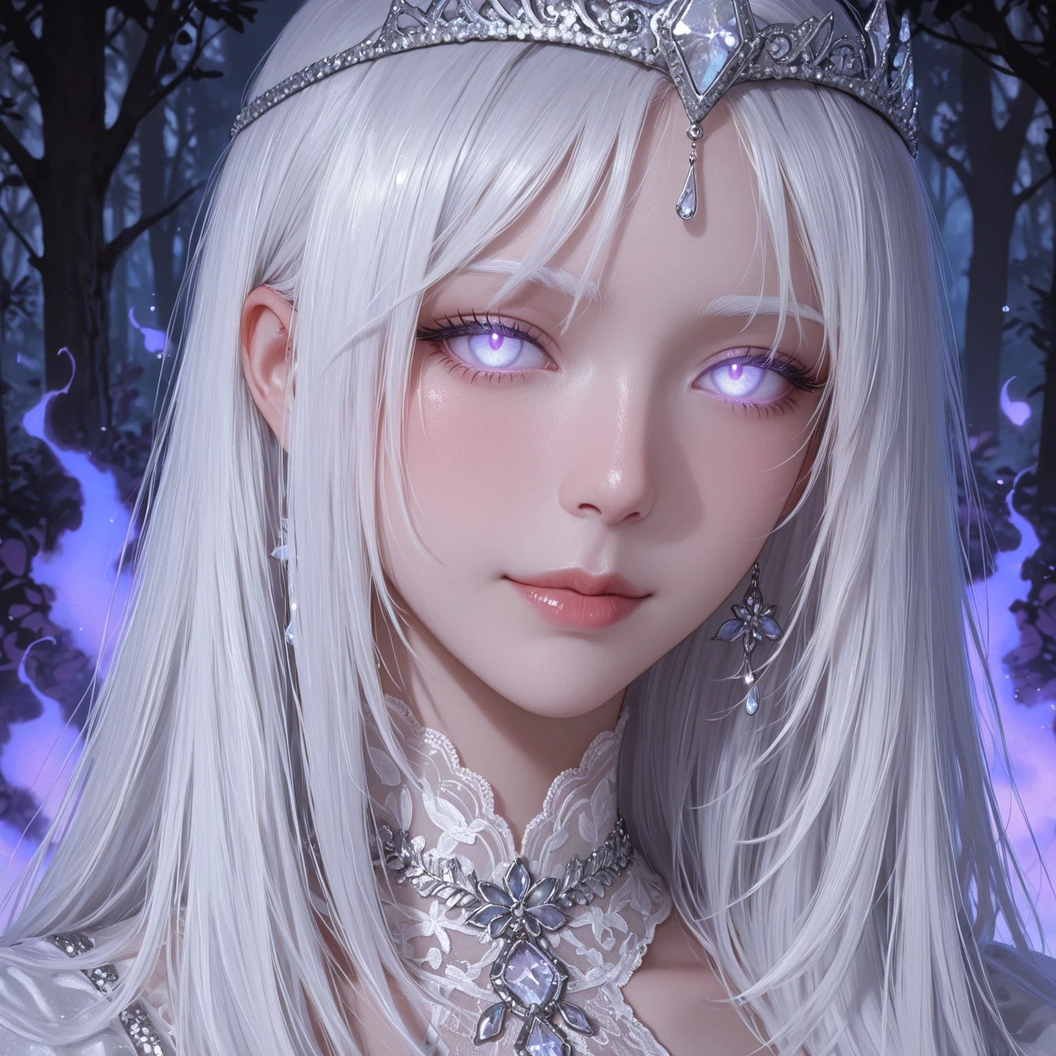 Unbeatable beauty, Skin is firm and shiny, bangs between eyes, Shiny straight beautiful platinum blonde, Silky extra long straight hair, Eyeliner, Sexy beautiful innocent 14 year old, HD big big beautiful bright blue eyes, beautiful cute girl, baby face, short sleeve