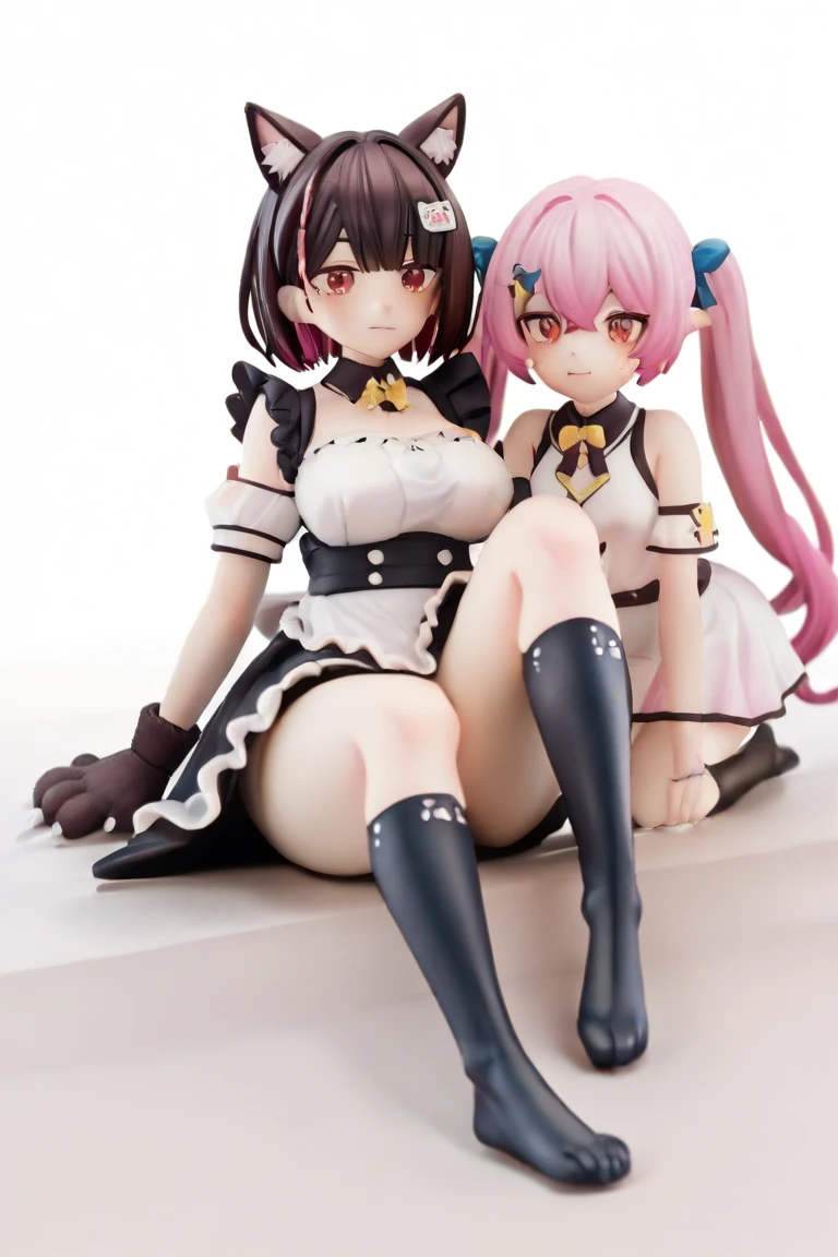 masterpiece, top-quality, Hi-Res, (((Ram))), (((Ram(Re:Life in another world starting from scratch)))), ((((((Evil Fall)))))),(((((((Creatureization))))))), (((((Parasitized))))),(((((tentacle clothes))))), ((((((Leotard))))), ((((Futanari )))), (Hollow eyes), (((Colossal tits))), (((neck tie))), (((((1girl in))))), (((((独奏))))), (((Standing picture))),(((((A pink-haired))))), white thighhig, (((short-hair))), red eyes, Hair above one eye, ((frilld)), ((garter strap)),full-body view, Expressionless evil,(((Parasitic tentacles))),(((Tentacle))),((( under clothes)))