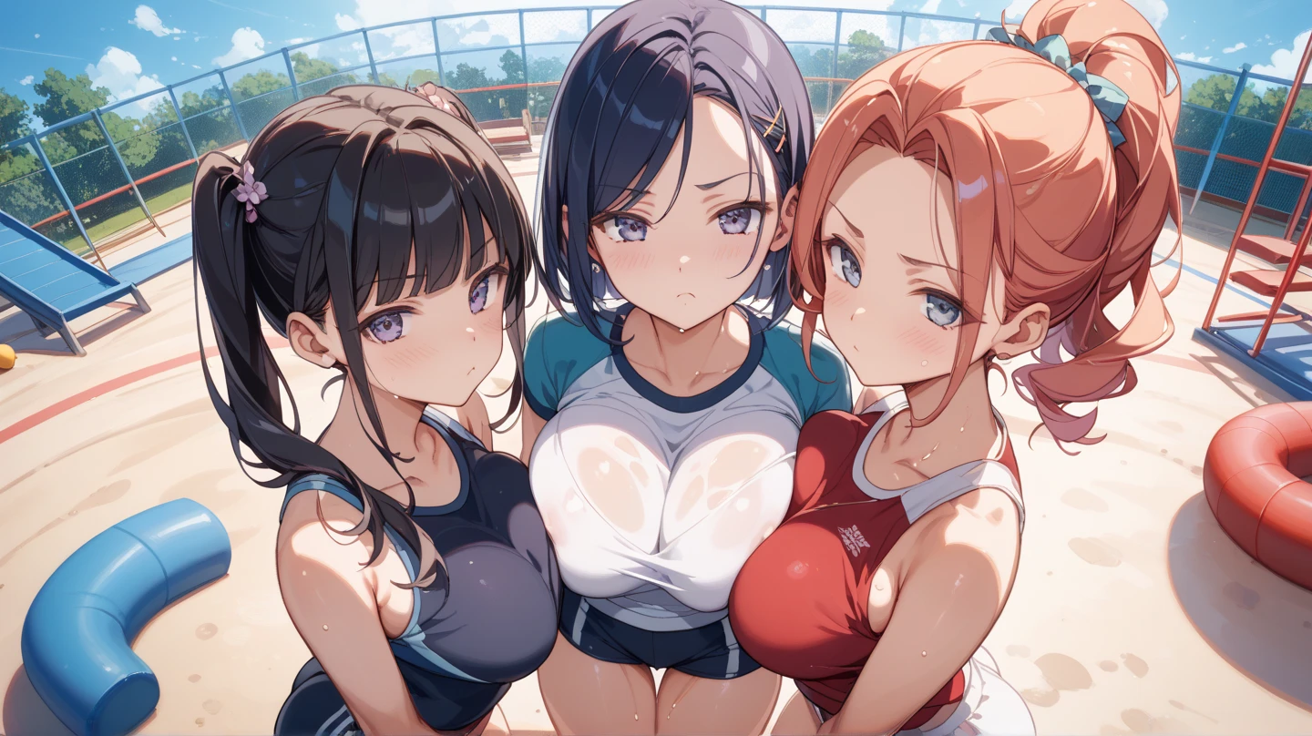 top-quality、embarrassed from、younger sister、track and field、Buruma 15yo student、sixteen years old、17 age、18year old、3 people、4men、sports bikinis、stick out buttocks、Home、I love my brother、Clenching teeth、Eyes are heart marks、show the grinps、looking in camera、poneyTail、bob cuts、Braids、The whole body is shown.。