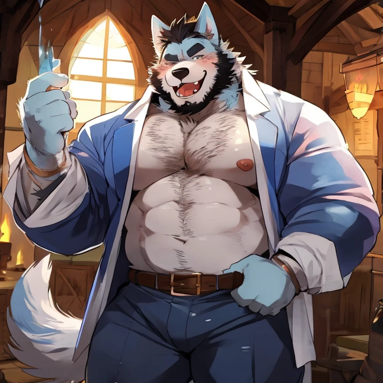 male, solo, (high quality, absurd res, 4k, masterpiece), anatomically correct, brainwashing, hypnosis, hypnotic visor, naked, nude, harness, ahegao, mouth open, tongue out, saliva, on knees, huge canine penis, cumming, cum on belly, cum on face, slim body, fluff, front view, red collar, room, looking at viewer, by littleblackalas, muscular, wallpaper, detailed, wolf, huge filesize, highres, (anime style:1.1), anime style, key visual, vibrant, studio anime, highly detailed, (by pache riggs:1.1), (by drmax:1.3), (by milkytiger1145:1.1), (by chunie:0.8), (anime style:1.1), anime style, key visual, vibrant, studio anime, highly detailed,
