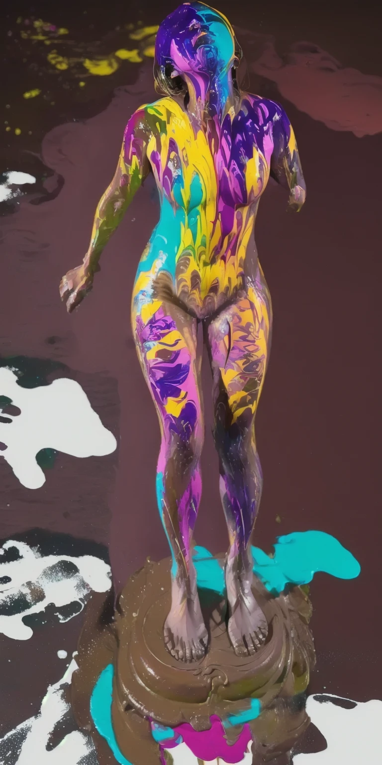 ((full body)), (Kara, a 12 year old girl, 1girl), (black_stockings, black_high heels), blush, smallbreasts, flat chest:1.4, collarbone, naked, nude, raised_arms, full lips, shy expression:1.7, (big eyes:1.8, glowing aqua green_eyes:1.8, mascara:1.3, eyeshadow:1.3), small nose, cute nose button nose, perfect teeth, small_breasts, navel, nude, naked, abs:1.4, blonde_hair, long_hair, twin_ponytails, signature, standing on one leg pose:1.7, professional model shoot, flat grey background, (tiny_waist:1.9, small_hips:1.9), (long_legs:1.9, slender_legs:1.9, thin_thighs:1.9, thigh_gap:1.8, legs_spread:1.5), solo, perfect pussy, ((full body in view)), ((full view)), ((nsfw, naked, uncensored))
