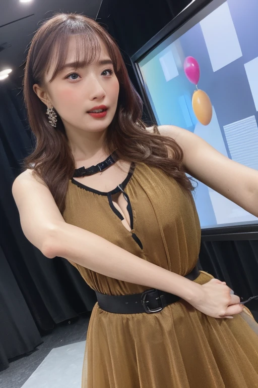 One Girl, (wearing a green glitter dress:1.2), (RAW Photos, highest quality), (Realistic, Photorealistic:1.4), Tabletop, Very delicate and beautiful, Very detailed, 2k wallpaper, wonderful, In detail, Very detailedな CG Unity 8K 壁紙, Very detailedな, High resolution, Soft Light, Beautiful detailed girl, Very detailedな目と顔, Beautifully detailed nose, Beautiful fine details, Cinema Lighting, City lights at night, Amazing illumination, Perfect Anatomy, Slender body, small, smile(16k, RAW Photos, highest quality, High resolution, ), （I can see a little bit of nipple swelling through my clothes.）High-definition RAW color photos, Professional photos, (Layered silhouette: 1.2), Complex patterns, , (Realisticな, photoRealisticな: 1.3), ( Japanese Girls), , Big breasts Very firm breasts、Non-sagging breasts、Showing cleavage。Too much exposure、（NSFW）Shine, (Detailed face: 1.2), (masterpiece: 1.5),Fine-grained beautiful skin, (cute:1.2), (sexy) (highest quality :1.2),((A girl, 1 girl : 1.3), solo, solo focus))、(One head according to human anatomy、Two Arms、Two Legs、Five Fingers)
「No deformed or unnatural body parts,A completely normal human body type」「A depiction of a woman that is faithful to human anatomy」、(A representation of a healthy, balanced and vibrant woman)