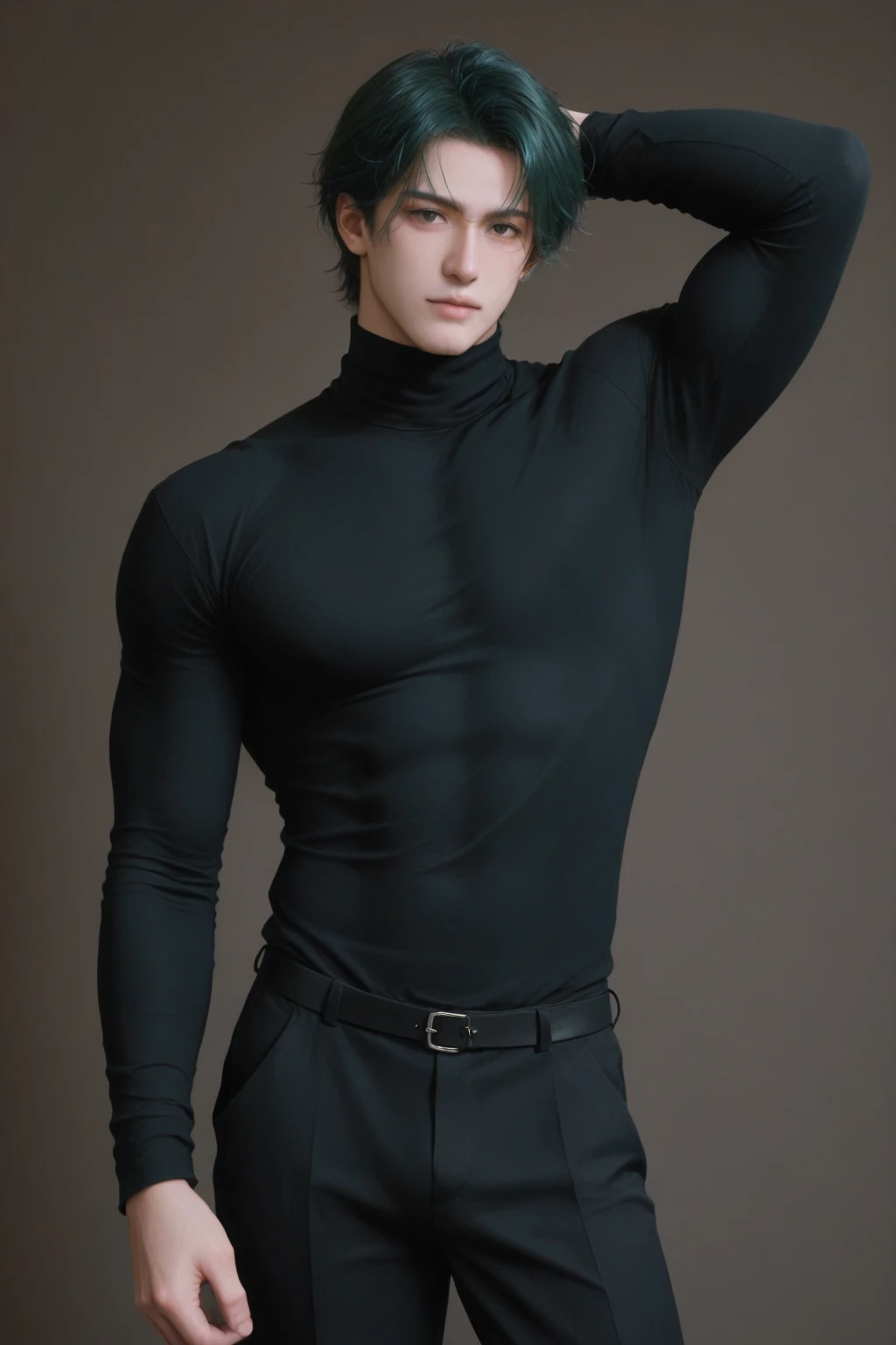 Peter Pan examines the buttocks of a 20-year-old Brazilian boy, wearing tight sweatpants with a protruding convex codpiece. Muscular, with round, firm, perfect buttocks, Aesthetic, erotic, beautiful
